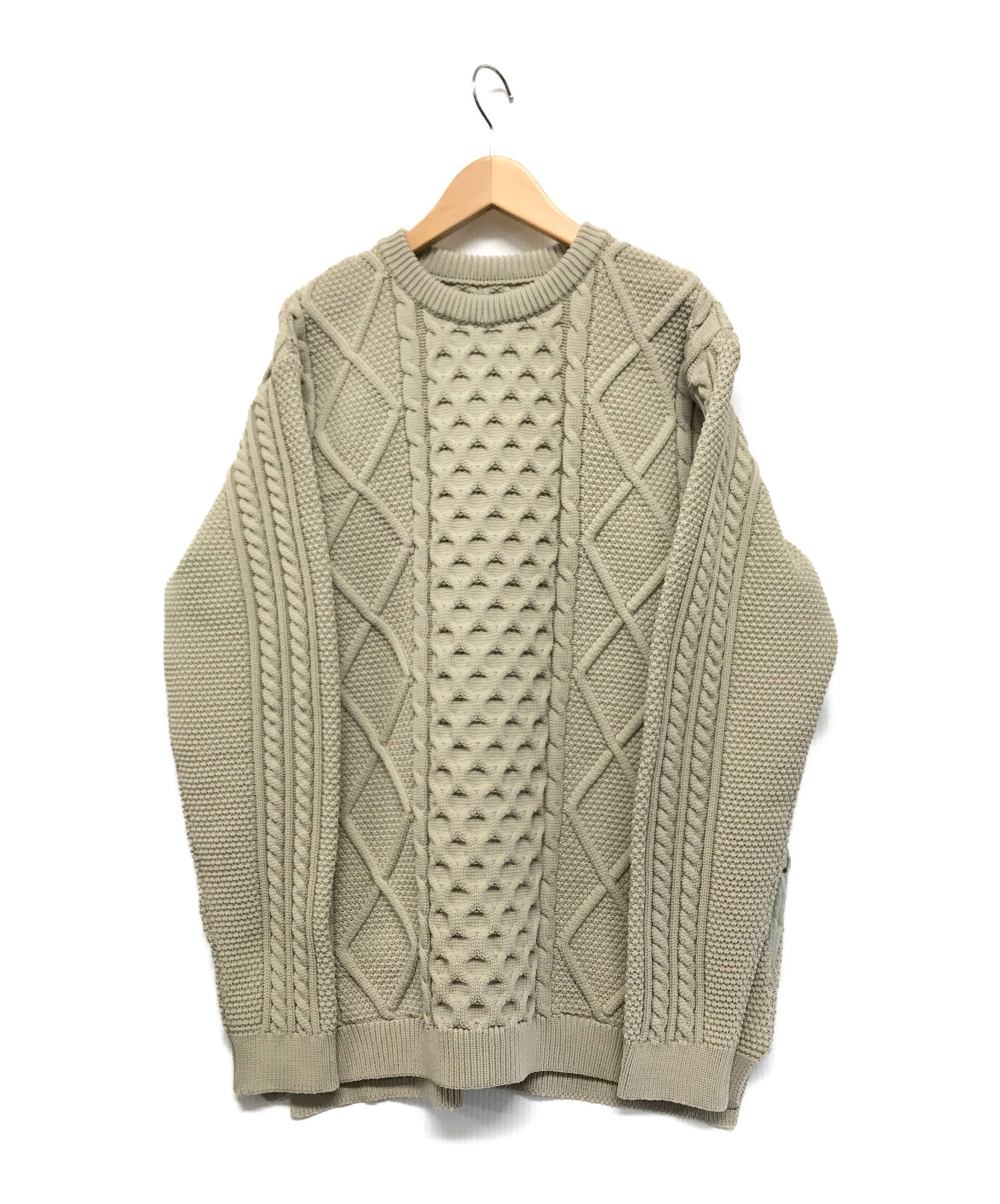 CURLY PROSPECT FISHERMAN SWEATER - ニット