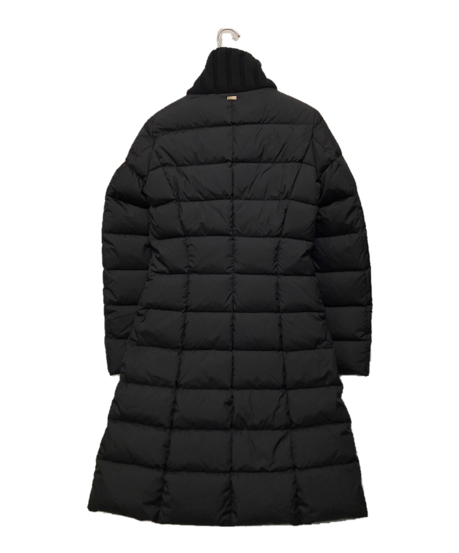 HERNO (ヘルノ) リブ襟ダウンコート ブラック サイズ:40 未使用品