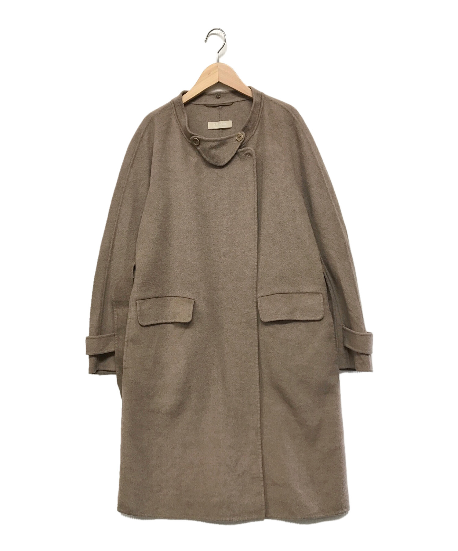 サイズIJ42Max Mara ヴァージンウールカシミヤアンゴラ ダブルフェイス