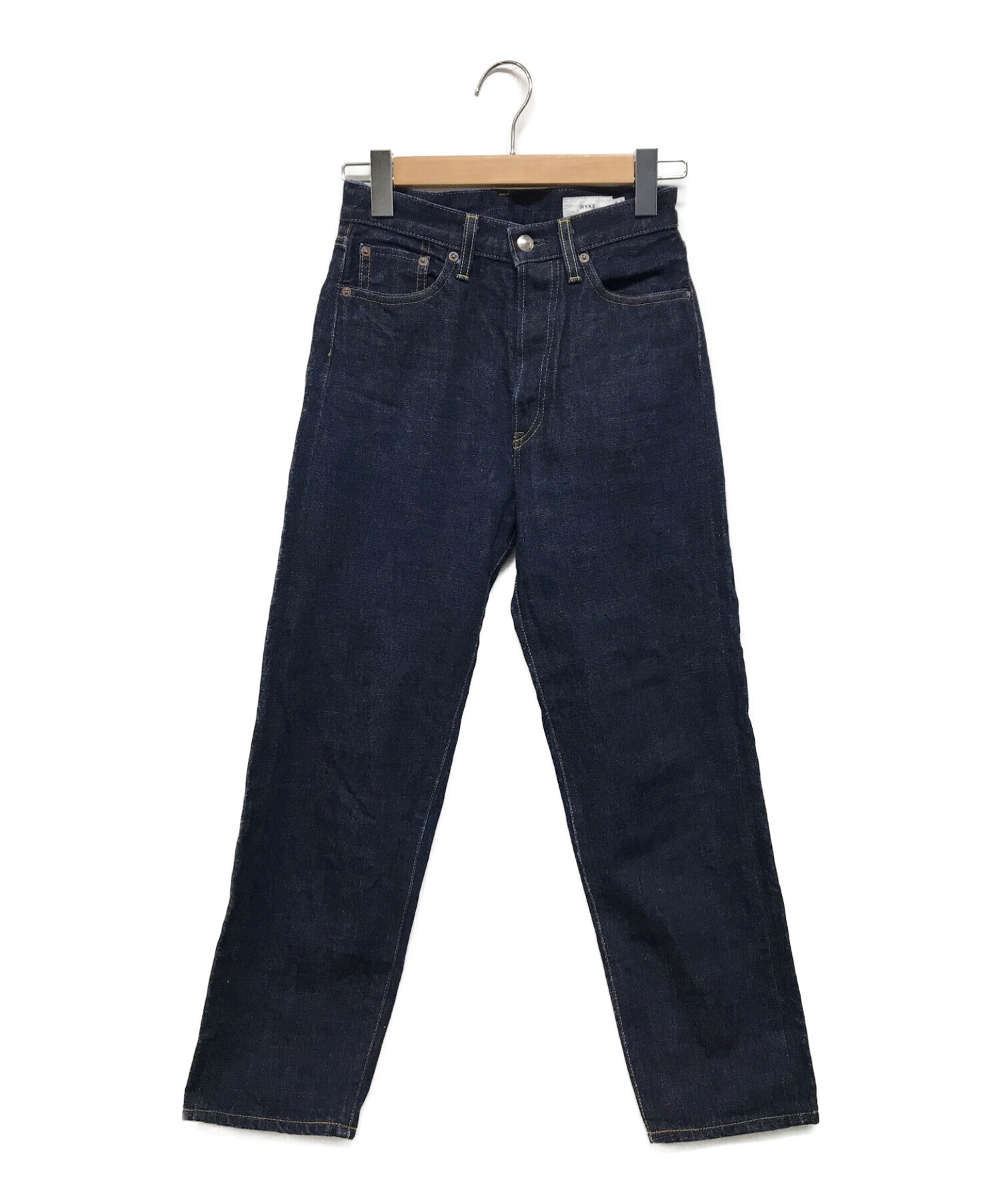 HYKE (ハイク) CLASSIC STRAIGHT デニムパンツ インディゴ サイズ:28