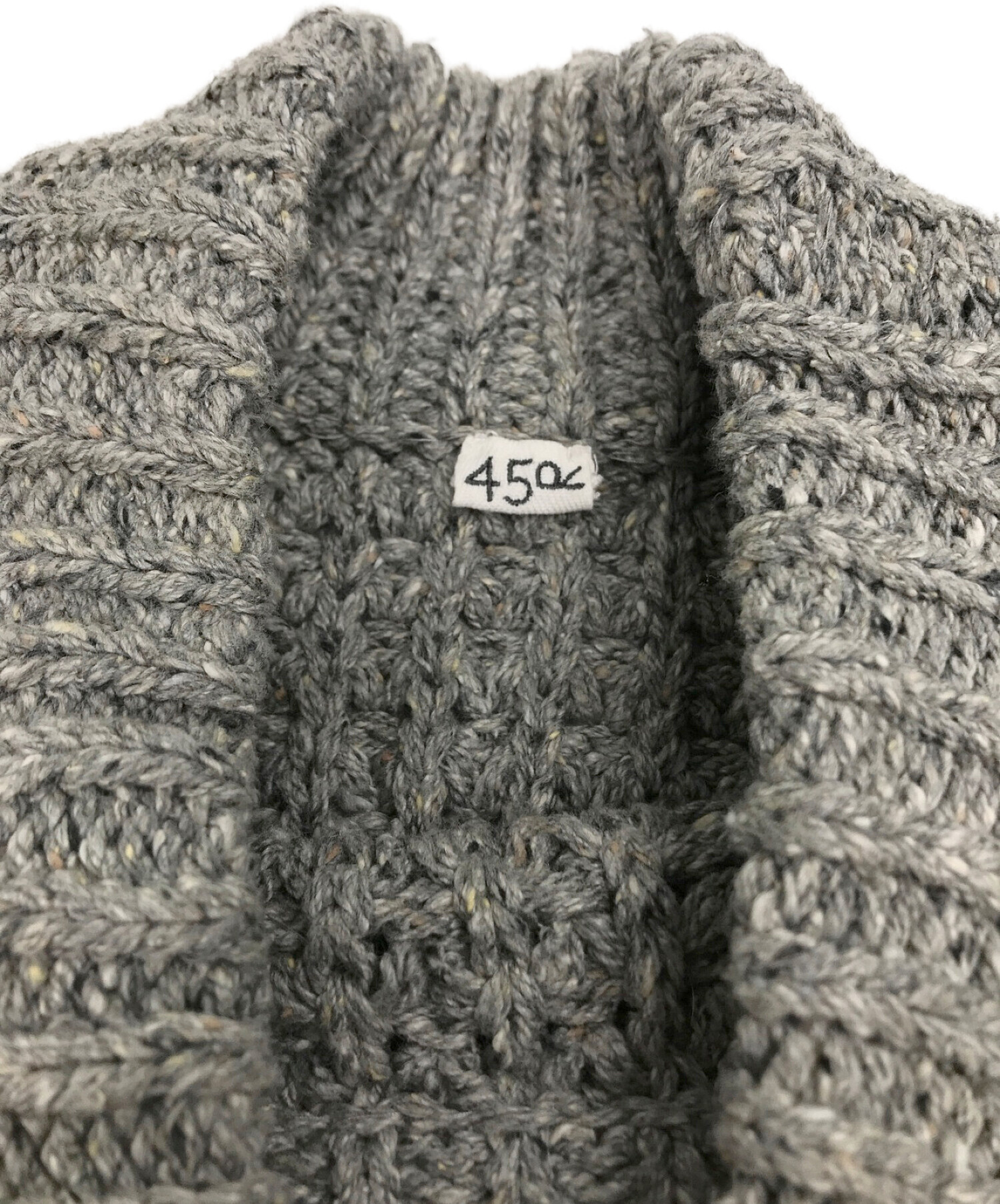 45R（フォーティーファイブアール）| ワッフルウール紡のビッグセーター
