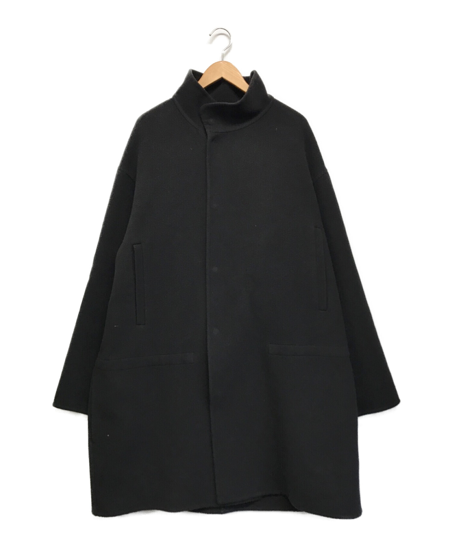 H MELTON STAND COAT - ステンカラーコート