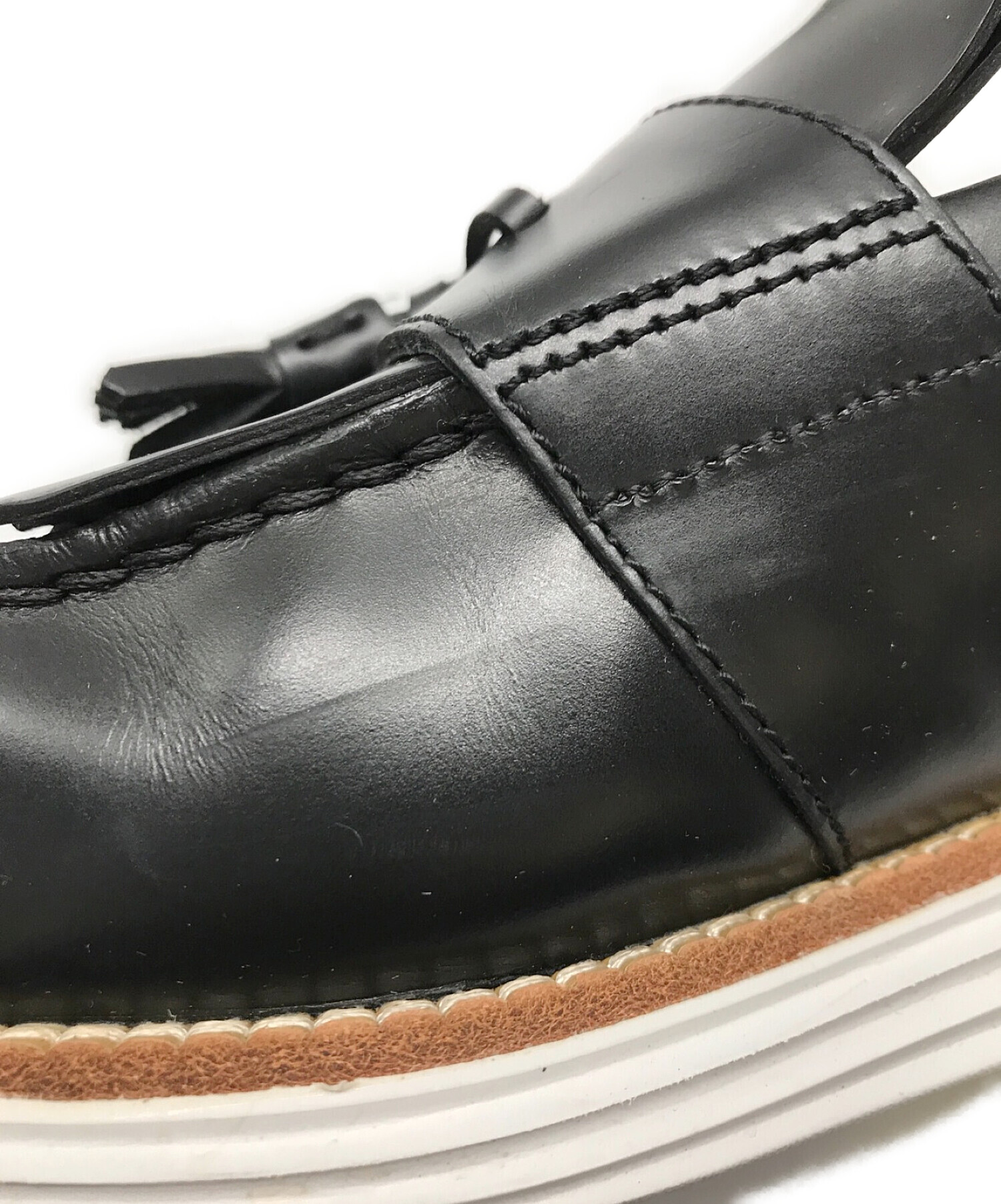 Cole Haan & fragment design (コールハーン＆フラグメントデザイン) タッセルシューズ ブラック サイズ:9