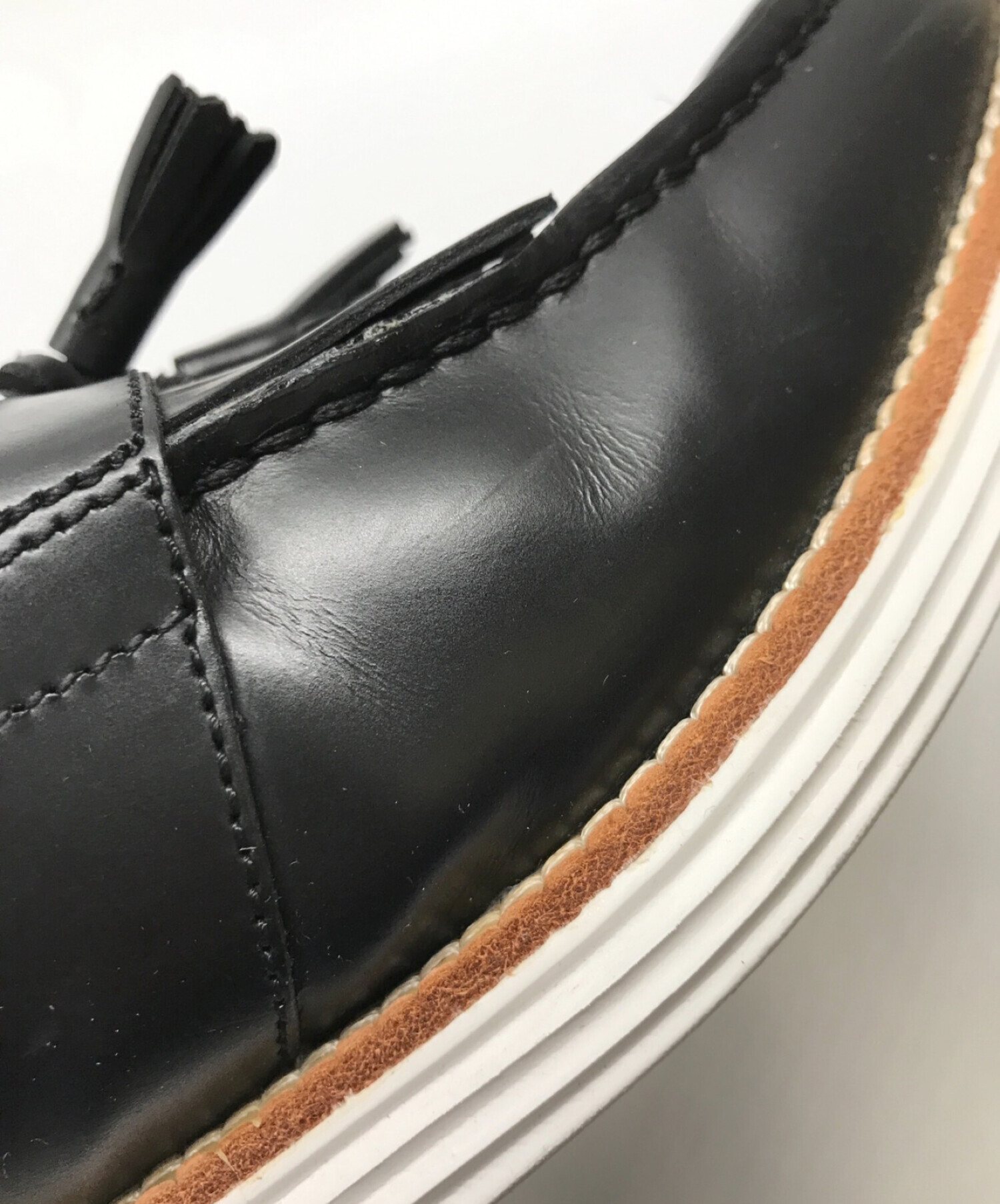 Cole Haan & fragment design (コールハーン＆フラグメントデザイン) タッセルシューズ ブラック サイズ:9