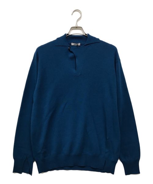 【中古・古着通販】saby (サバイ) MILAN RIB OPEN COLLAR KNIT