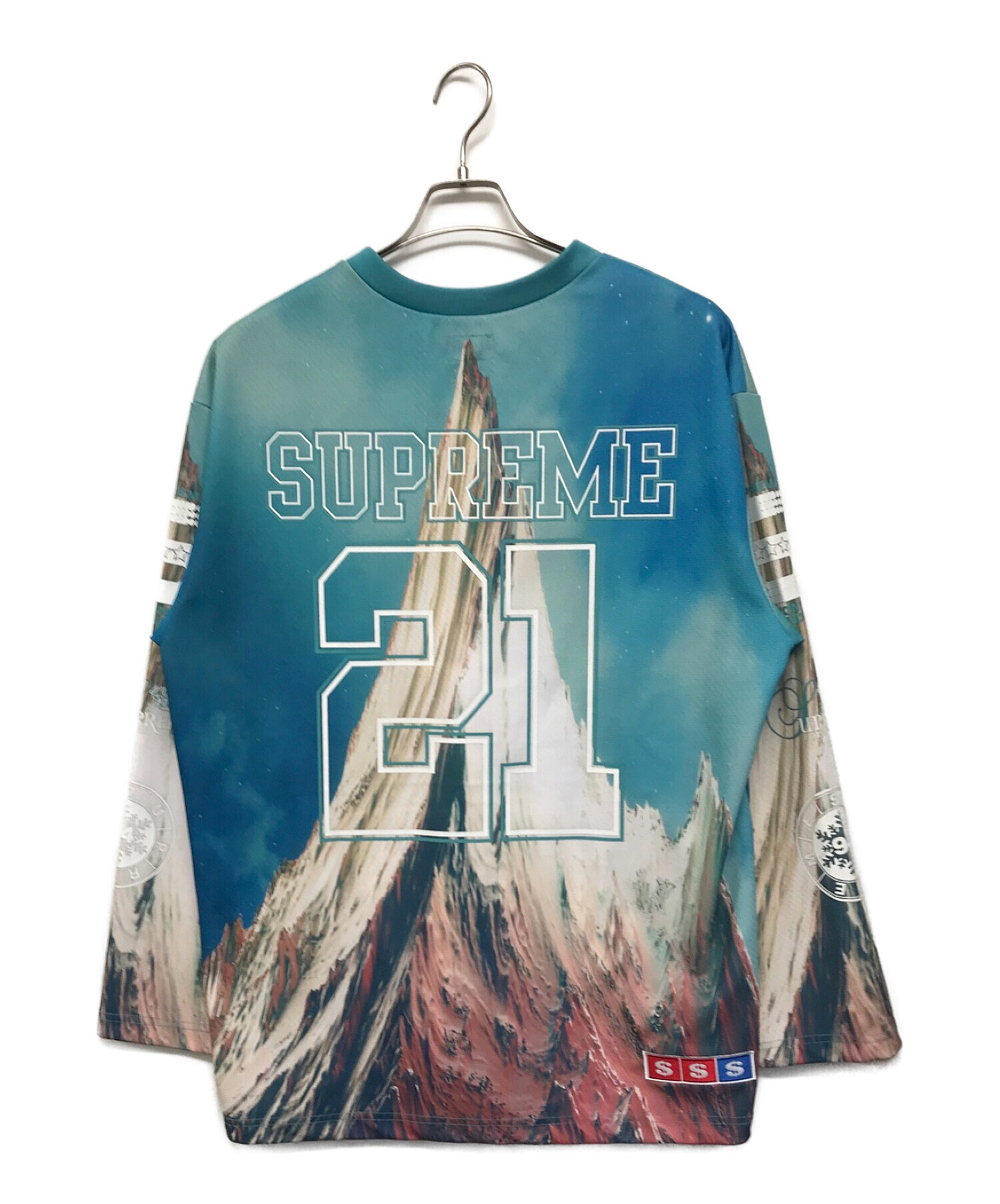 SUPREME (シュプリーム) Mountain Hockey Jersey/マウンテンホッケージャージー スカイブルー サイズ:L