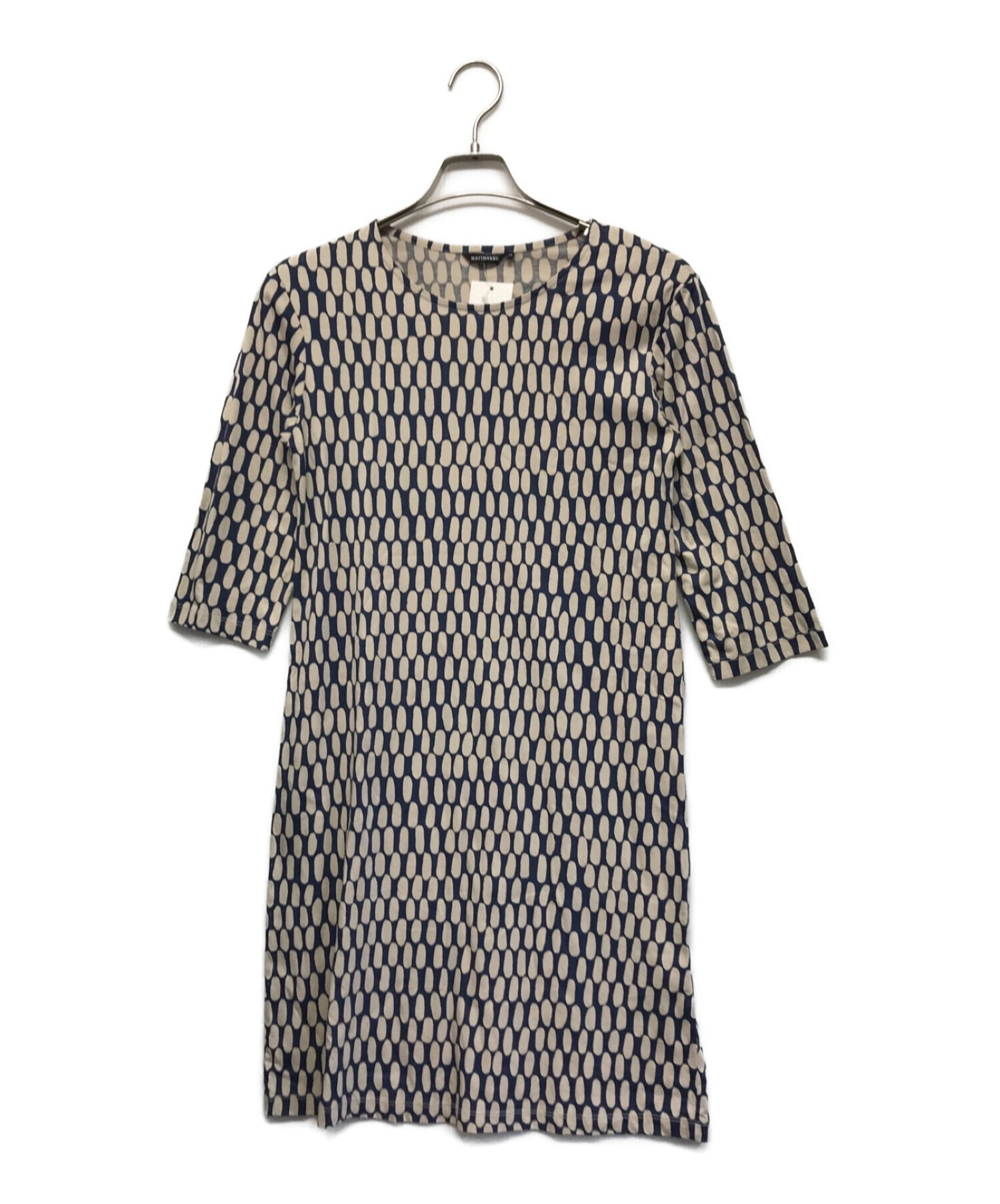 marimekko (マリメッコ) カットソーワンピース ブルー サイズ:SIZE XS 未使用品