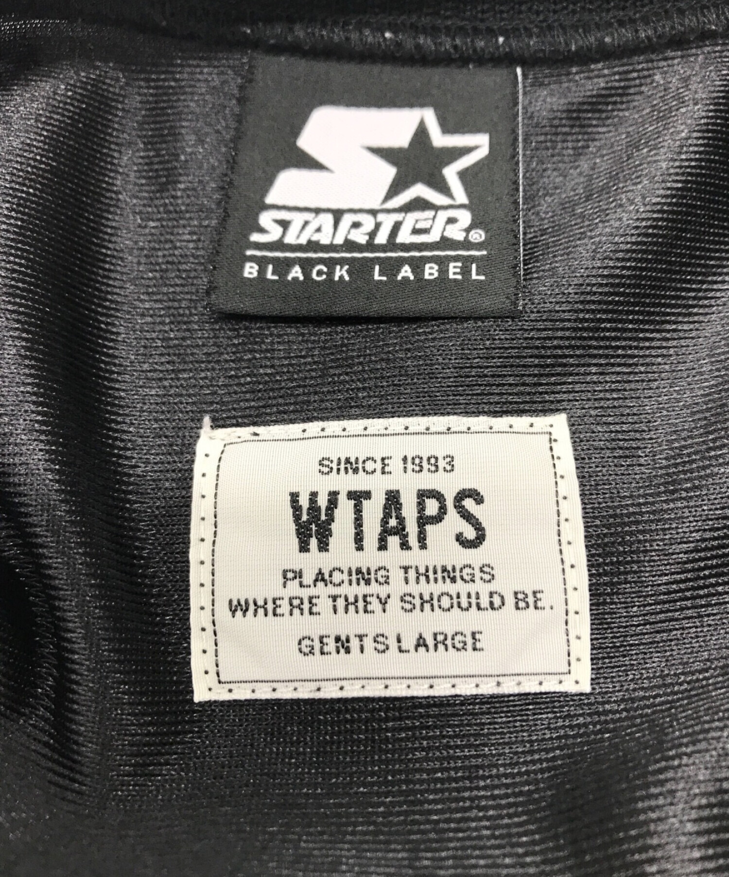 WTAPS (ダブルタップス) ホッケーシャツ ブラック サイズ:記載なし