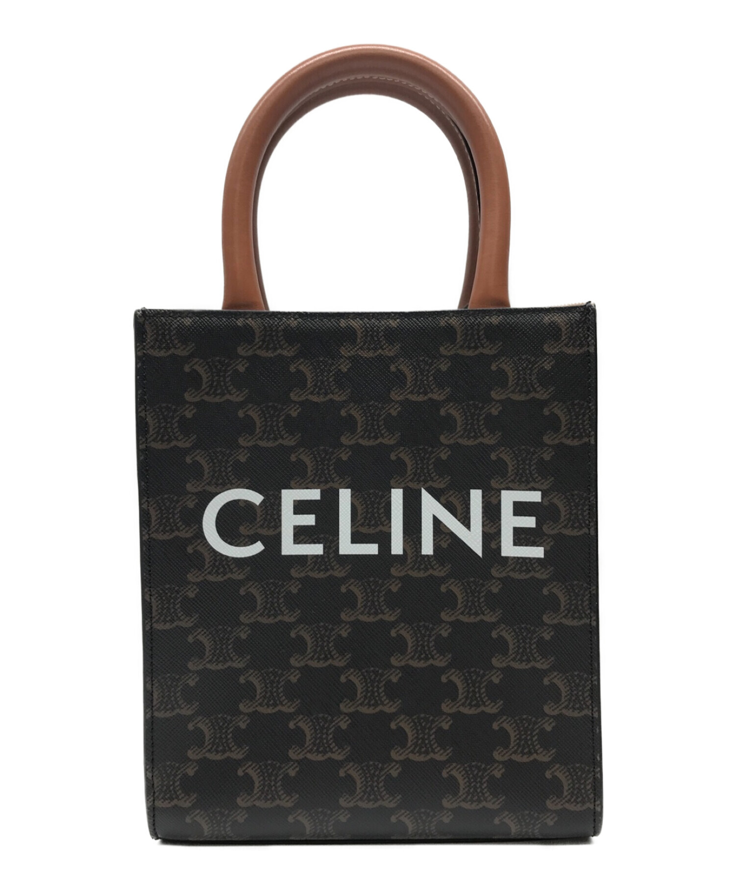 中古・古着通販】CELINE (セリーヌ) ミニ バーティカルカバ ブラウン