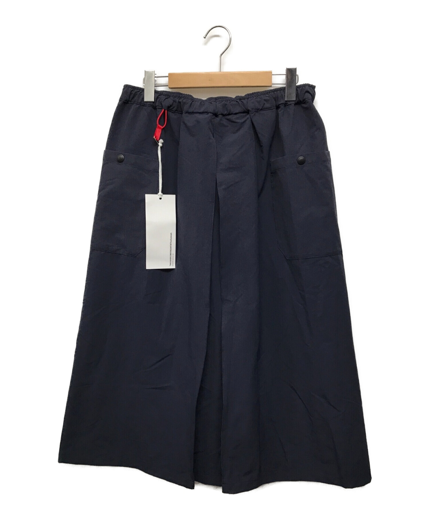 TAKAHIROMIYASHITA TheSoloIst. (タカヒロミヤシタザソロイスト) hakama skirt.(AXESQUIN) ネイビー  サイズ:SIZE M