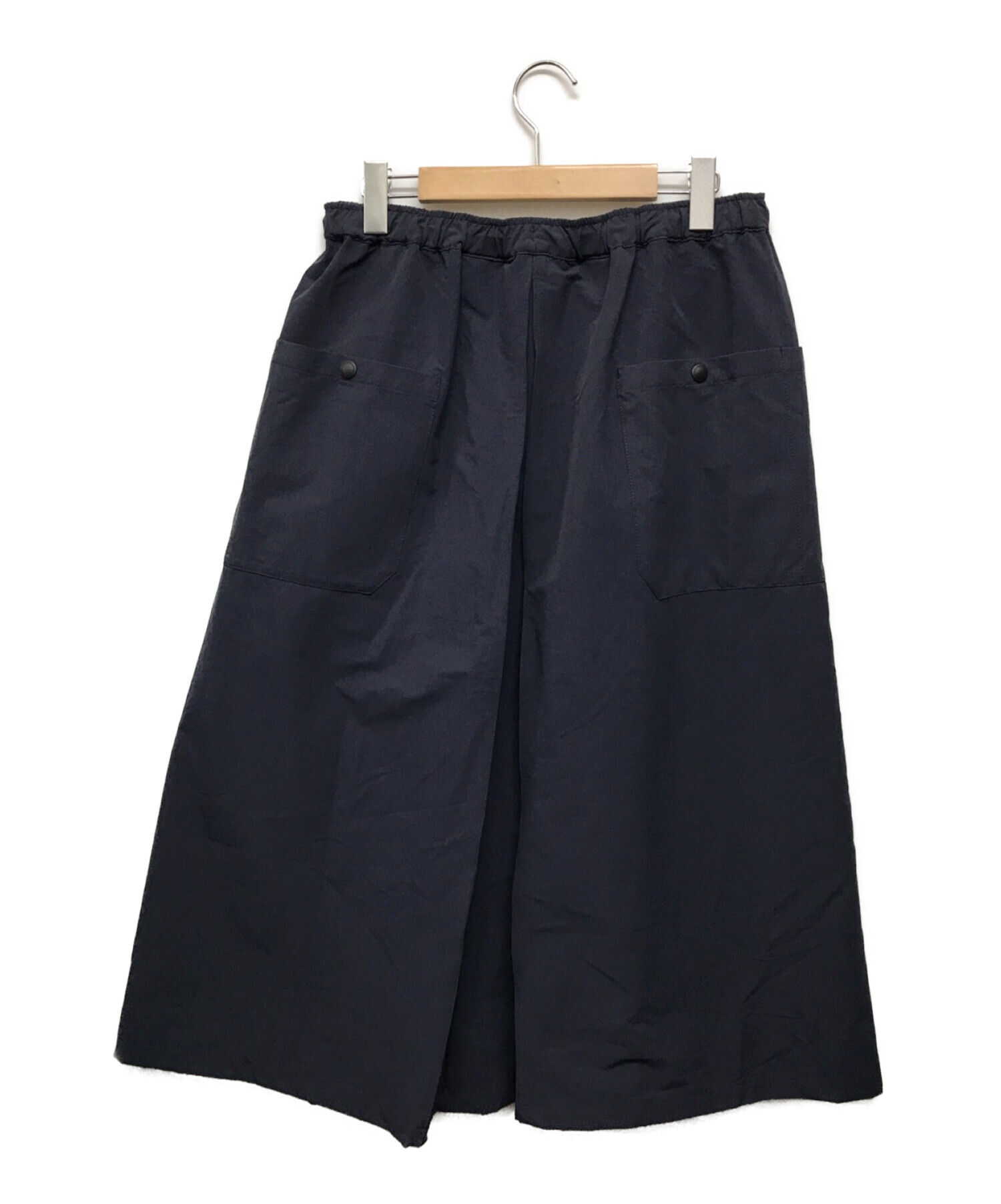 TAKAHIROMIYASHITA TheSoloIst. (タカヒロミヤシタザソロイスト) hakama skirt.(AXESQUIN) ネイビー  サイズ:SIZE M