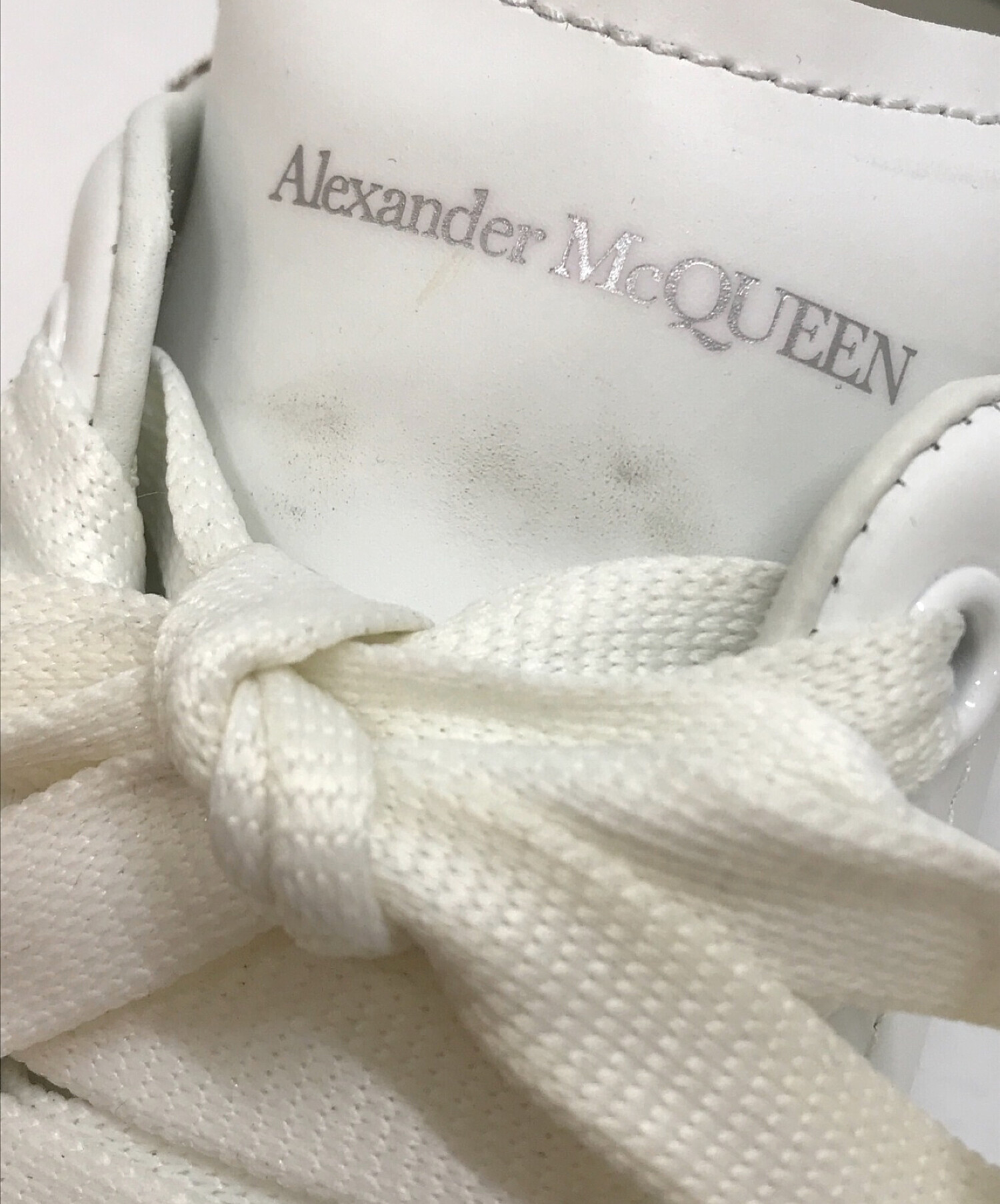 ALEXANDER McQUEEN (アレキサンダーマックイーン) オーバーサイズ スニーカー ホワイト サイズ:38