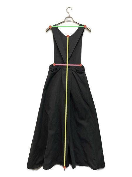 中古・古着通販】leno (リノ) APRON DRESS グレー サイズ:FREE