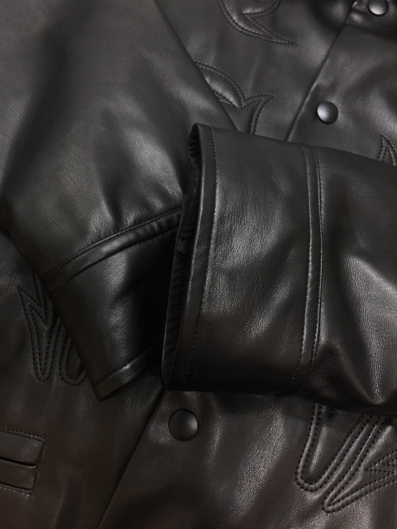 TOGA VIRILIS (トーガ ビリリース) Fake leather blouson ブラック サイズ:48