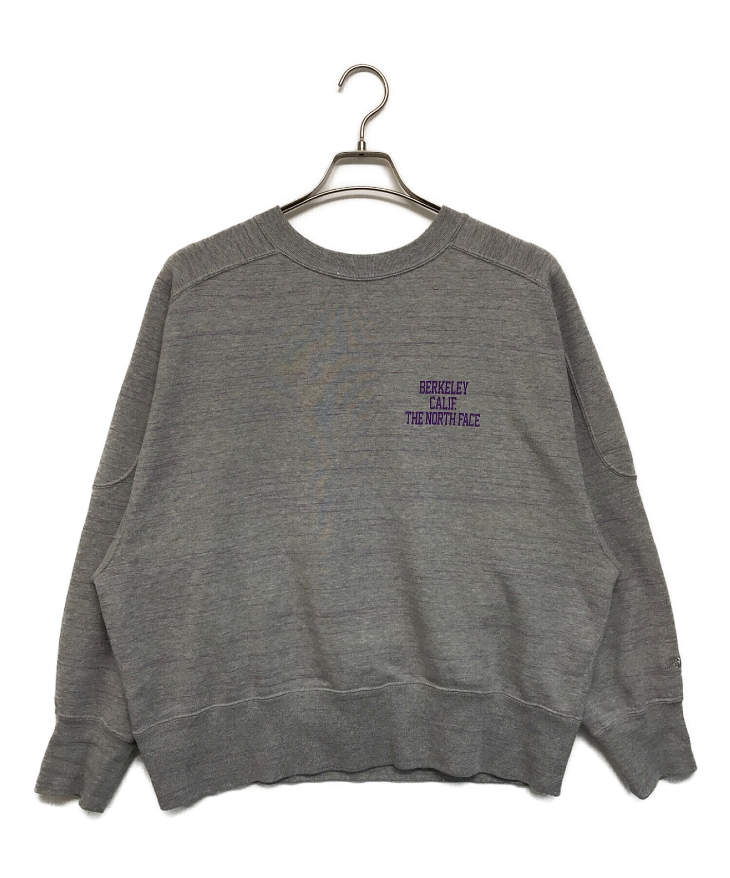 THE NORTHFACE PURPLELABEL (ザ・ノースフェイス パープルレーベル) Field Crew Neck Sweat グレー  サイズ:SIZE S