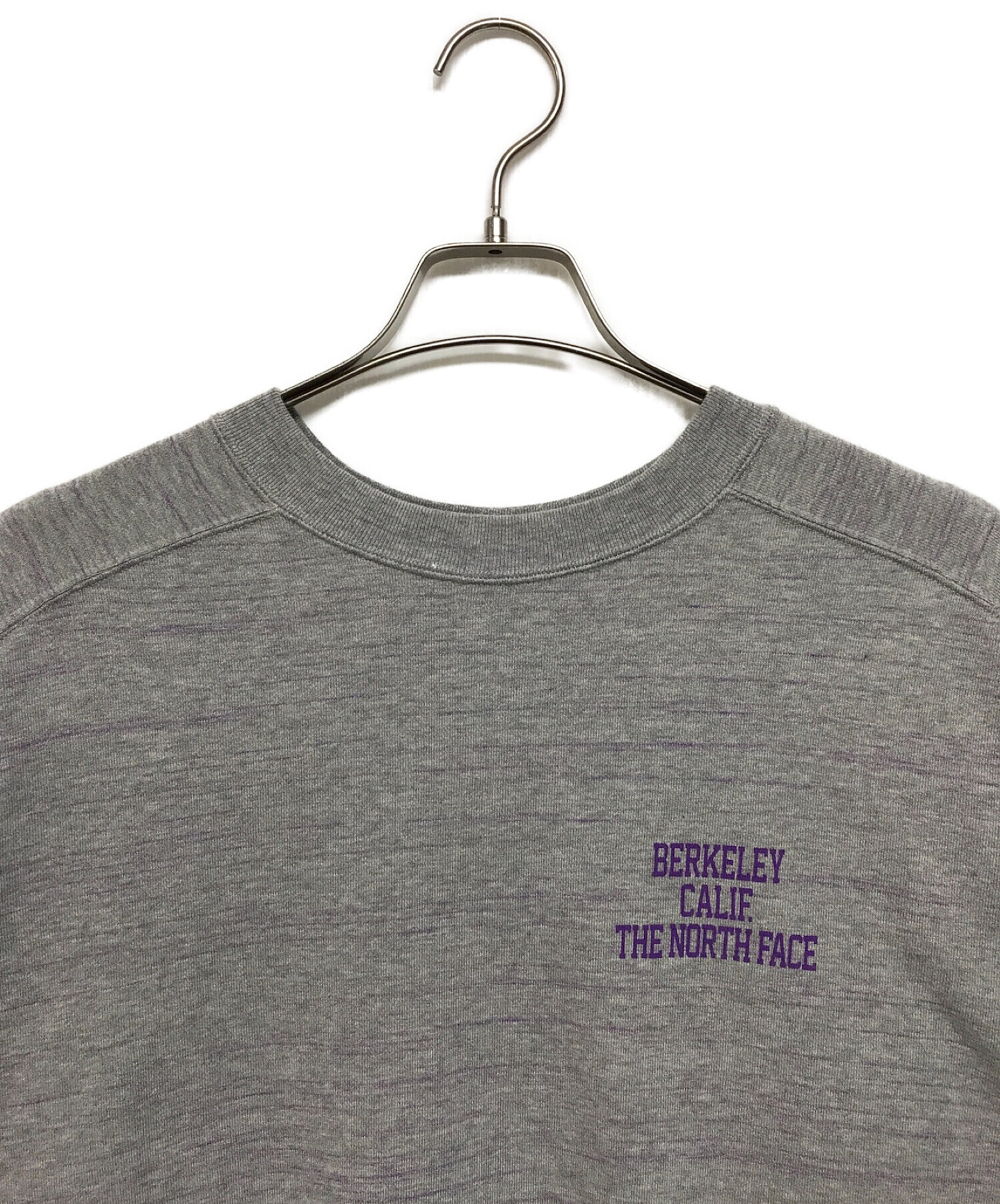 THE NORTHFACE PURPLELABEL (ザ・ノースフェイス パープルレーベル) Field Crew Neck Sweat グレー  サイズ:SIZE S