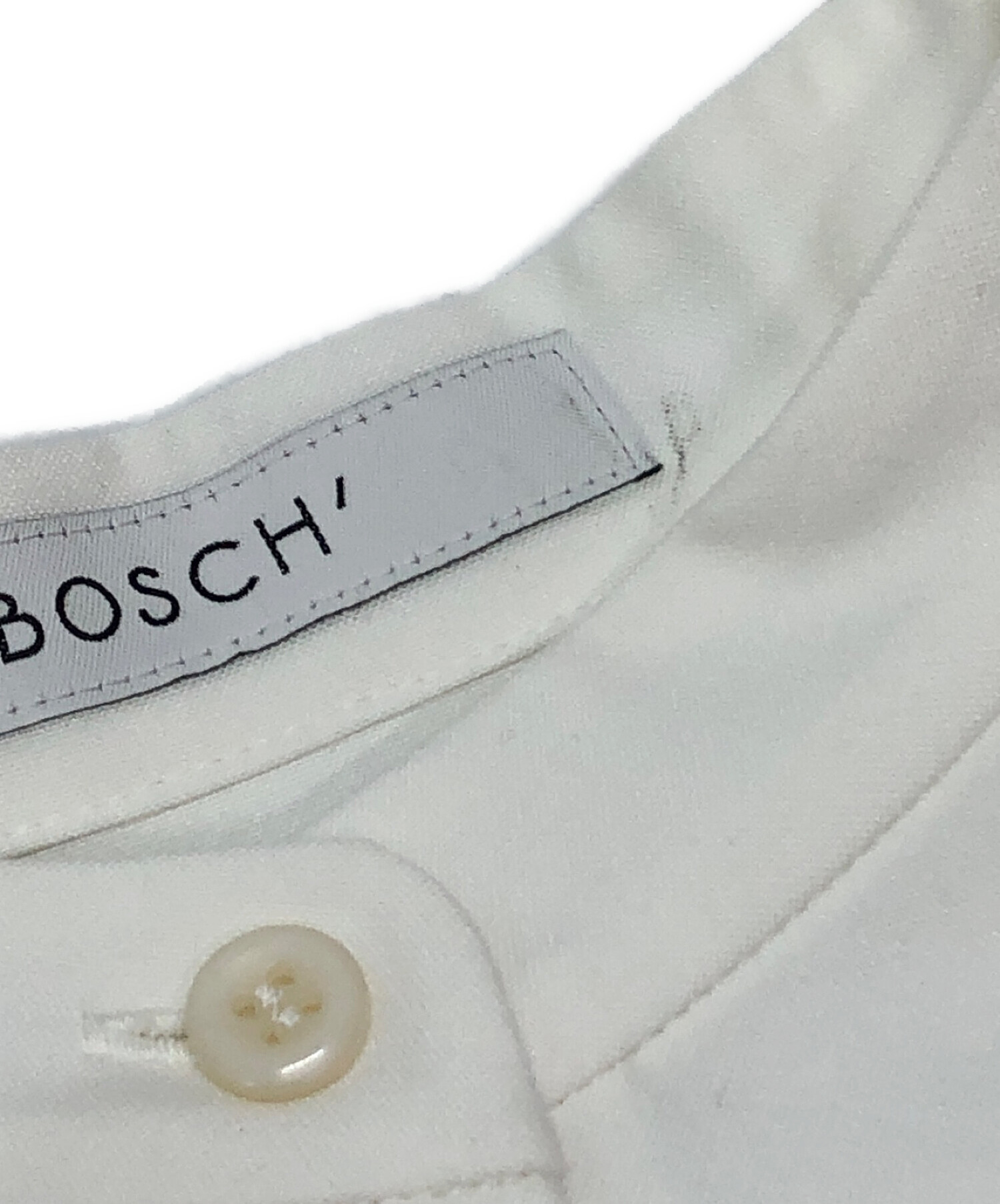 BOSCH (ボッシュ) ロングシャツワンピース ホワイト サイズ:SIZE 36