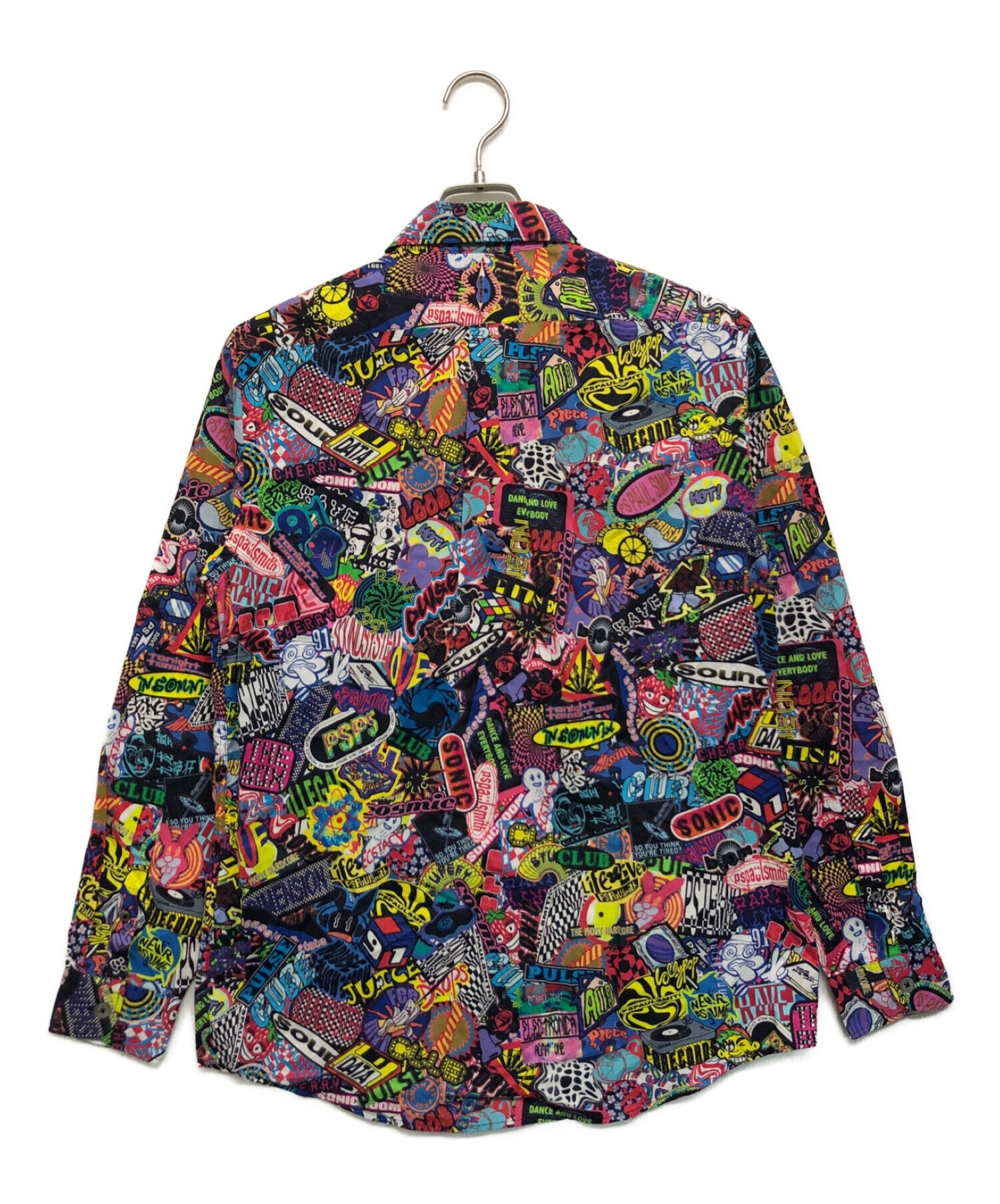 PS Paul Smith (ＰＳポールスミス) ランダムステッカー カジュアルシャツ マルチカラー サイズ:SIZE M