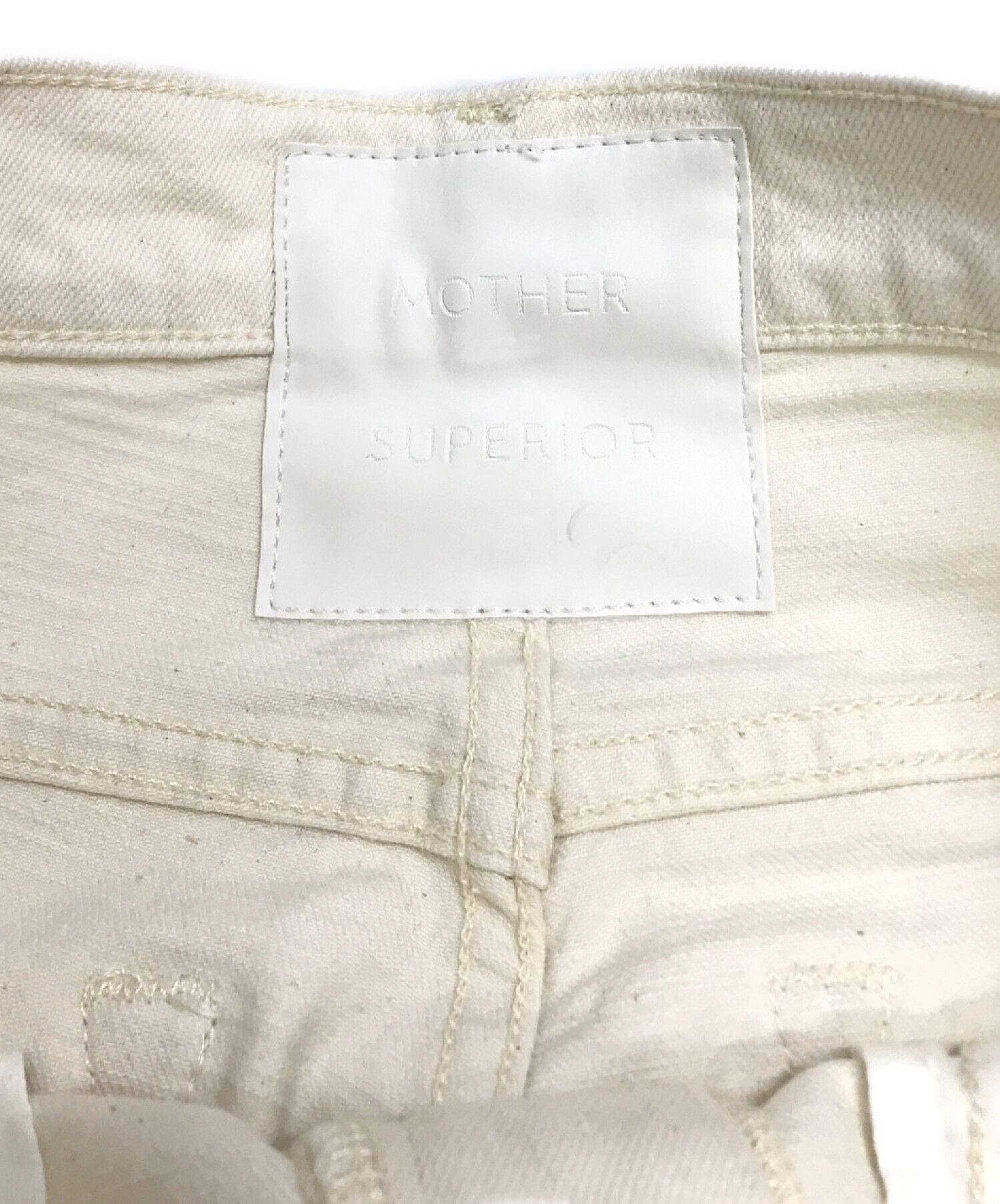 中古・古着通販】mother (マザー) NATURAL INSIDER CROP ホワイト