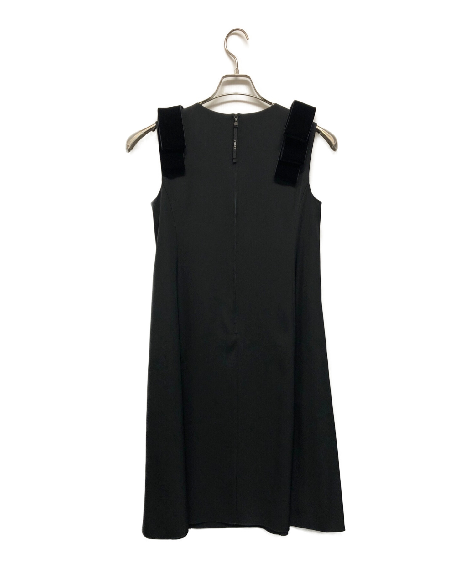 FOXEY NEWYORK (フォクシーニューヨーク) MARENA DRESS ブラック サイズ:SIZE 38