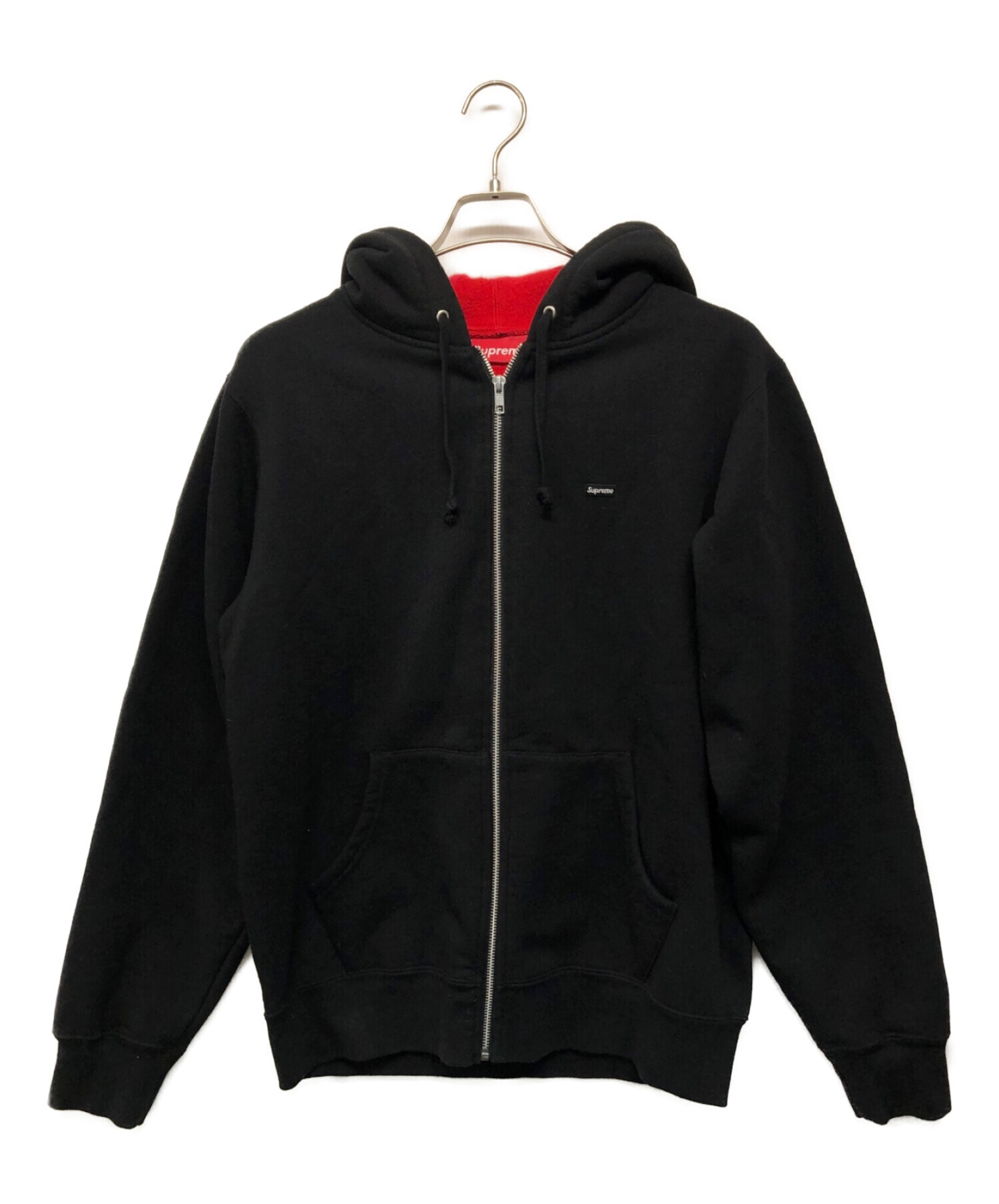 supreme contrast zip up hoodie M