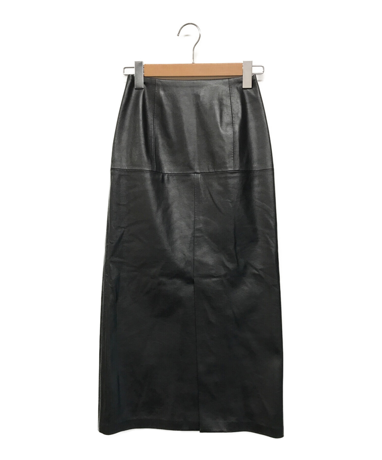 クリアランス通販 BLENHEIM レザーロングスカート - スカート