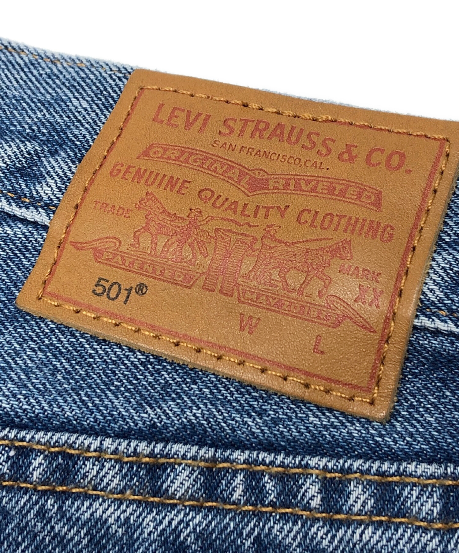 LEVI'S (リーバイス) SLOBE IENA (スローブ イエナ) SLOBE別注501デニムパンツ インディゴ サイズ:SIZE  68.5cm(W27)