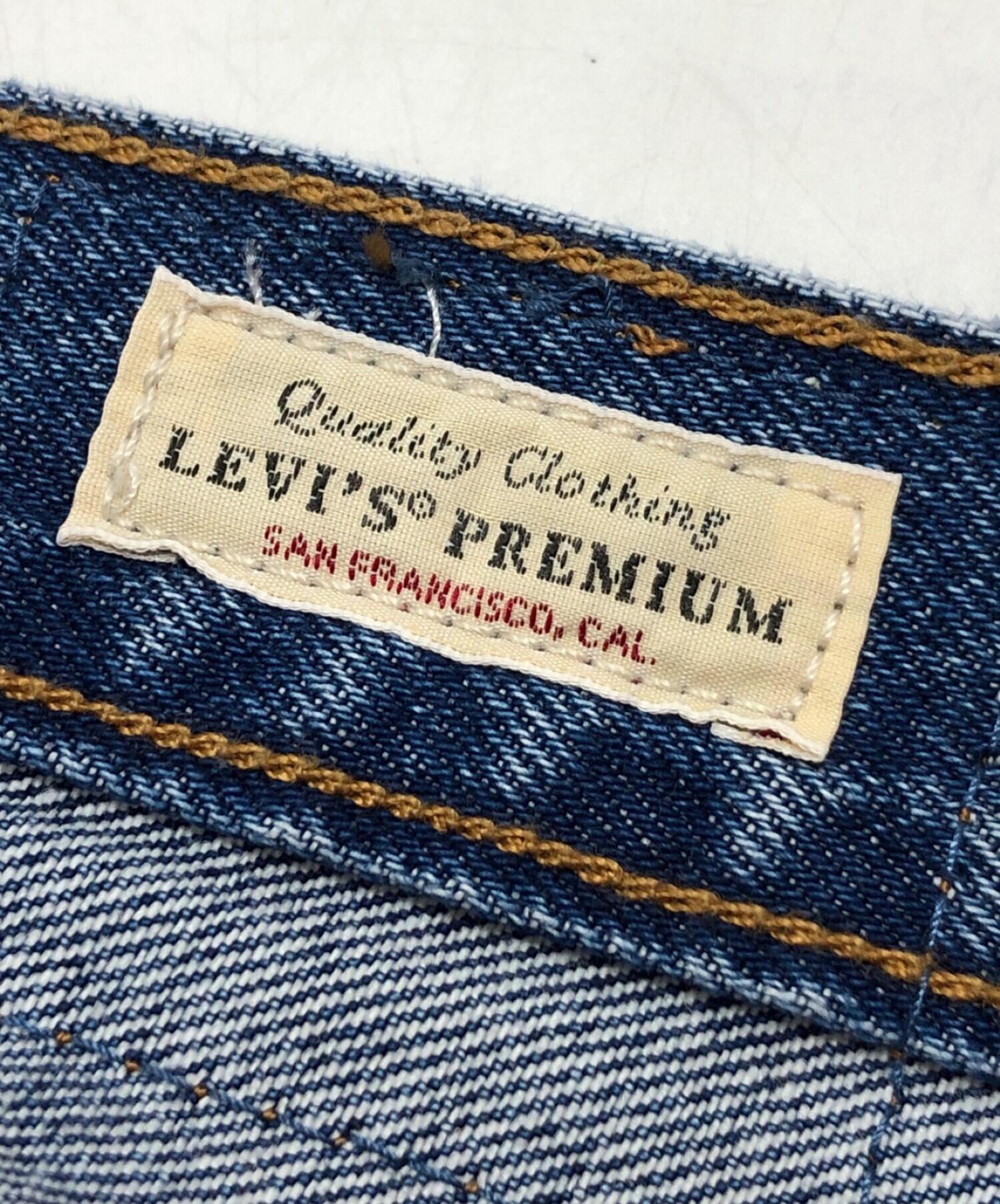 LEVI'S (リーバイス) SLOBE IENA (スローブ イエナ) SLOBE別注501デニムパンツ インディゴ サイズ:SIZE  68.5cm(W27)