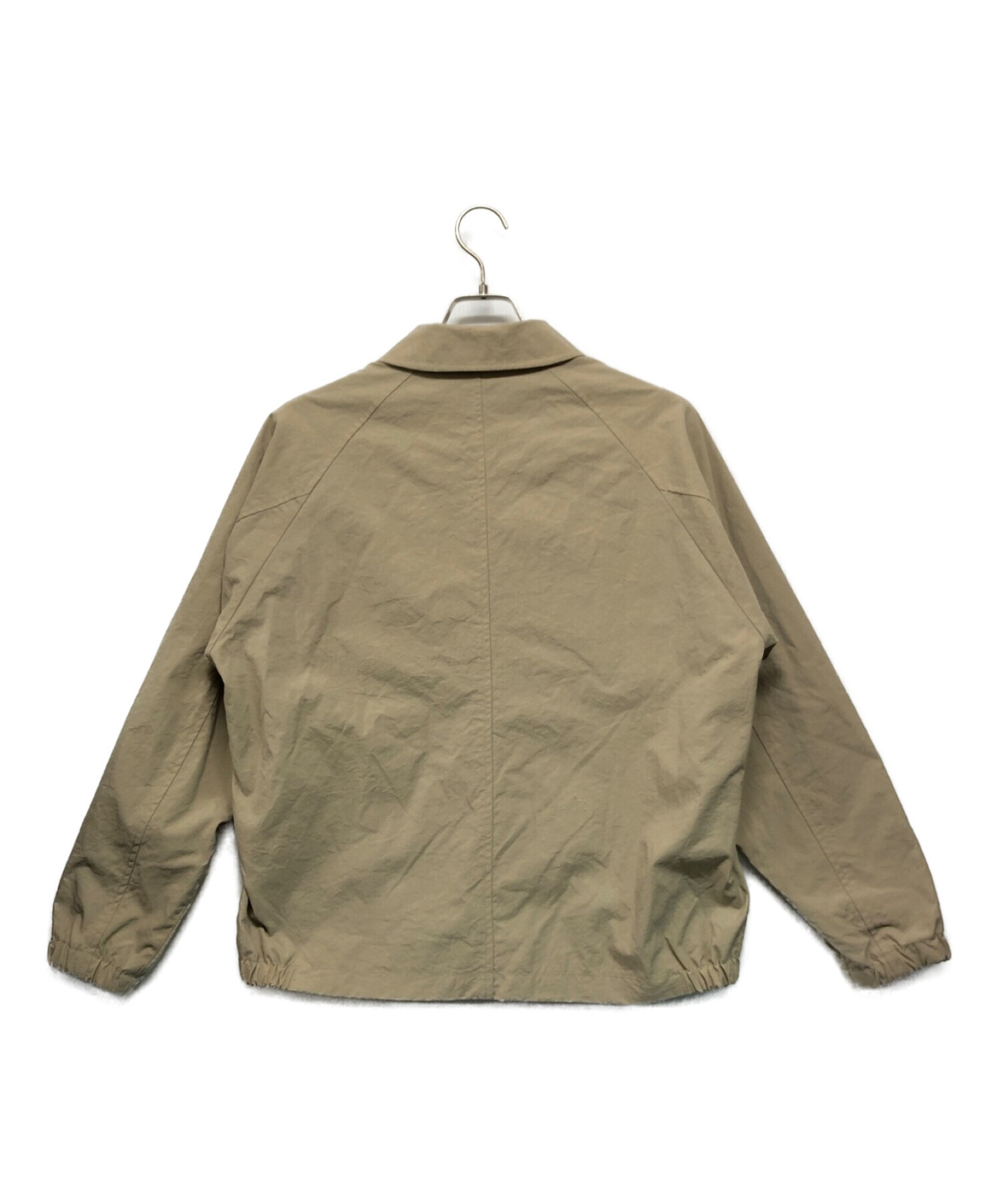 green label relaxing (グリーンレーベルリラクシング) ナイロンオックス ブルゾン ベージュ サイズ:SIZE S 未使用品