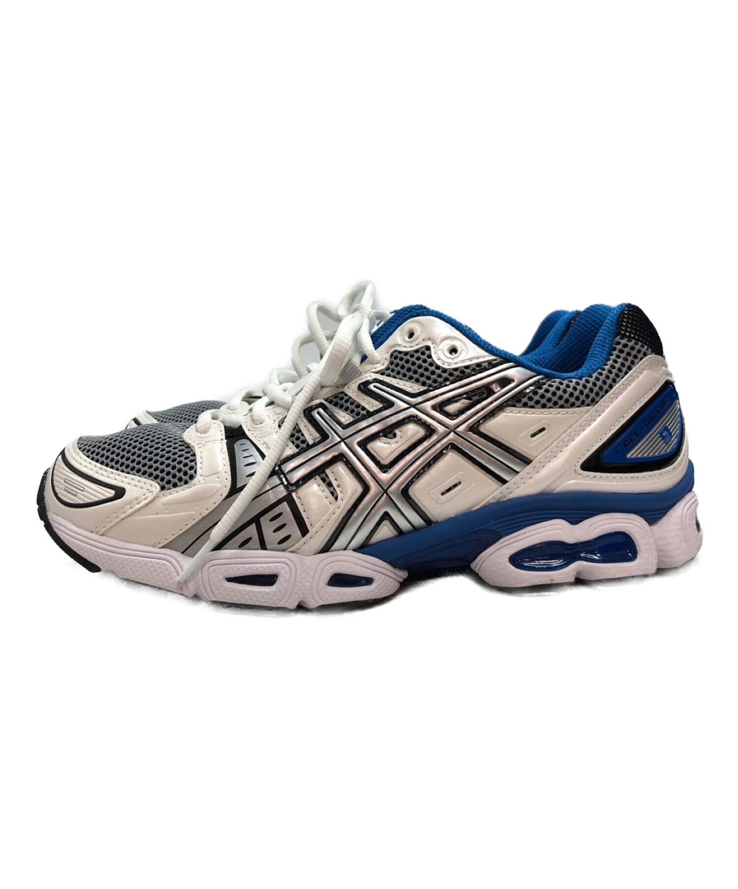 asics (アシックス) GEL-NIMBUS 9 ホワイト×ブルー サイズ:SIZE 25.5cm 未使用品