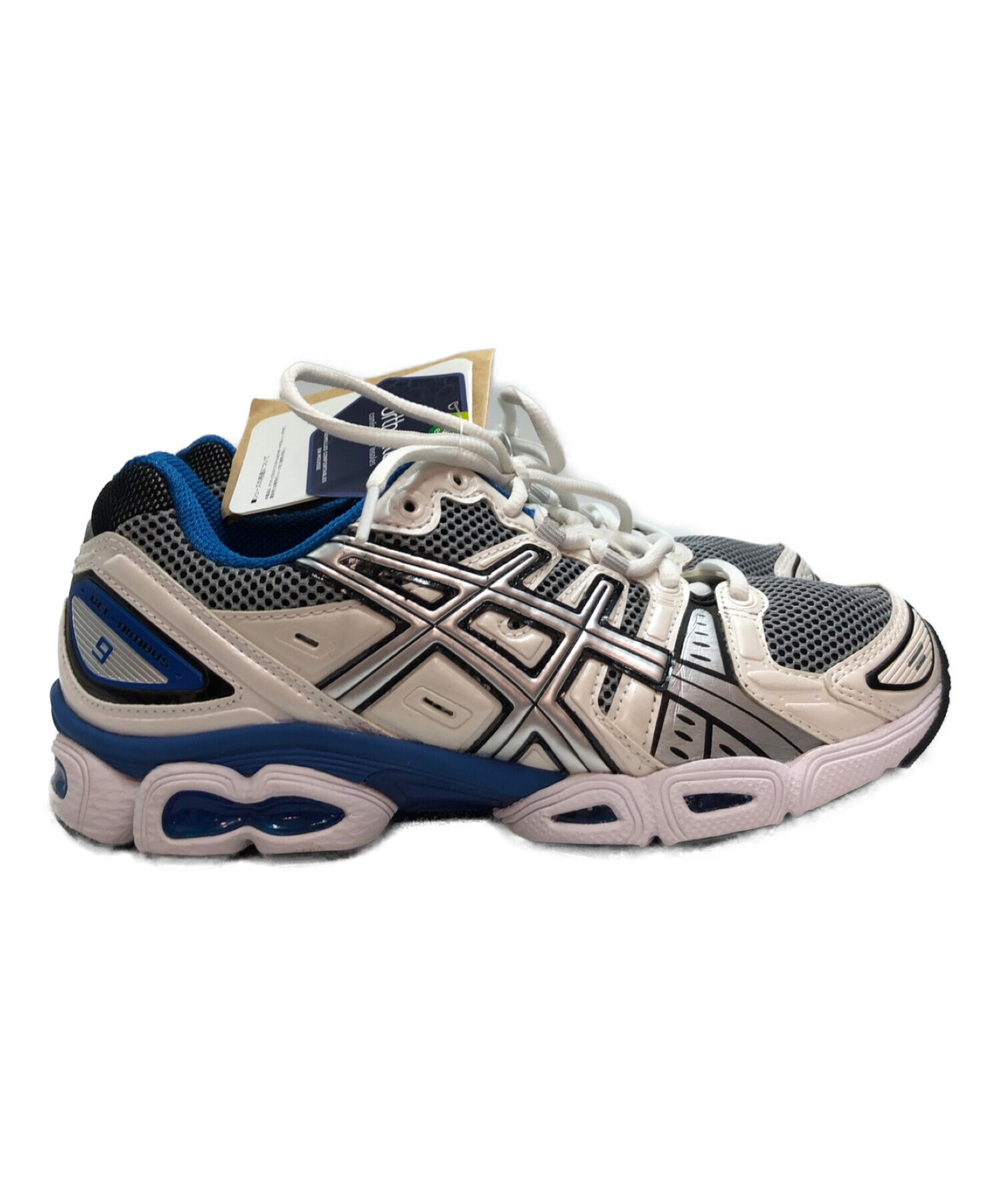 asics (アシックス) GEL-NIMBUS 9 ホワイト×ブルー サイズ:SIZE 25.5cm 未使用品