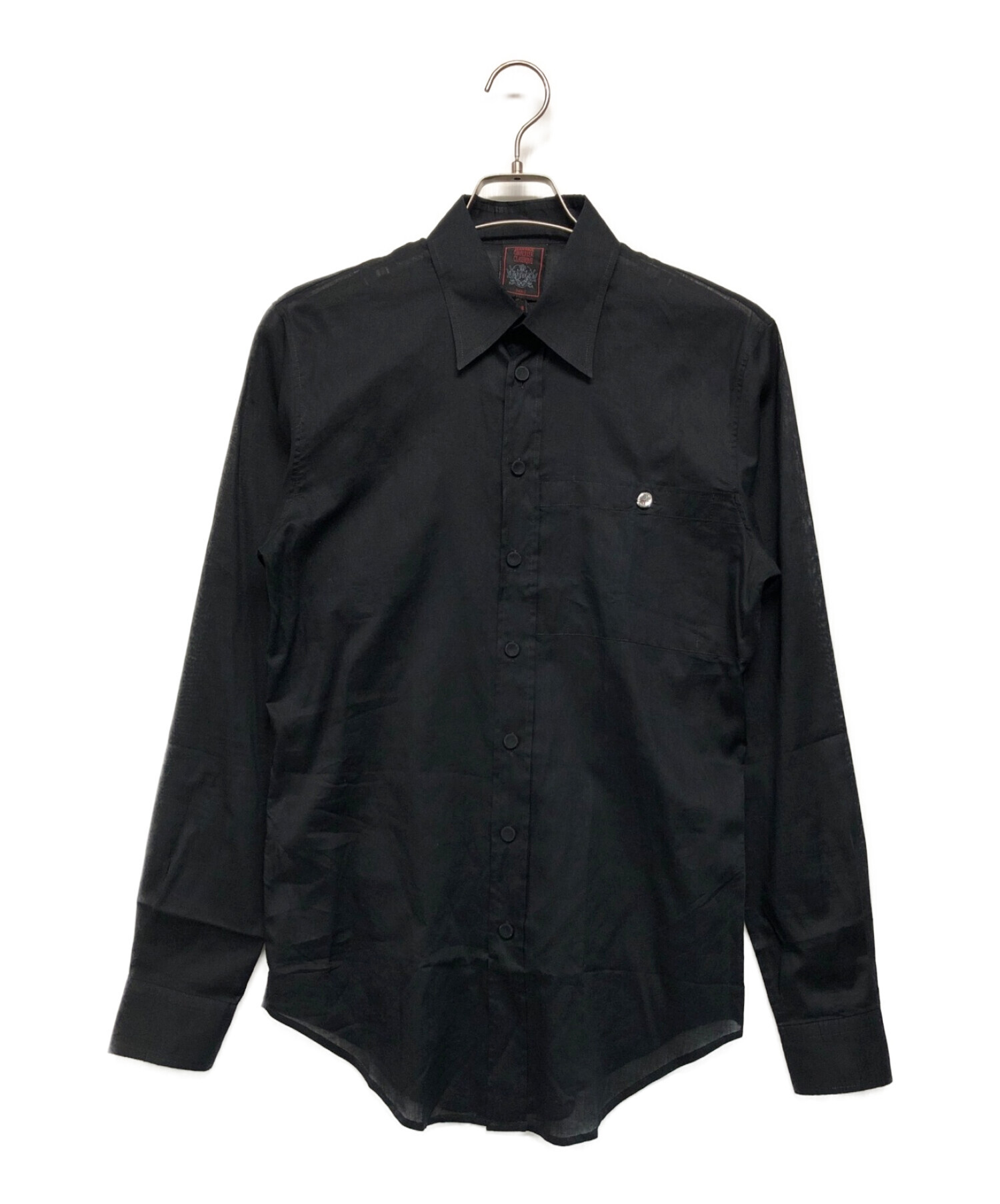 Jean Paul GAULTIER (ジャンポールゴルチエ) コットンシャツ ブラック サイズ:SIZE 48
