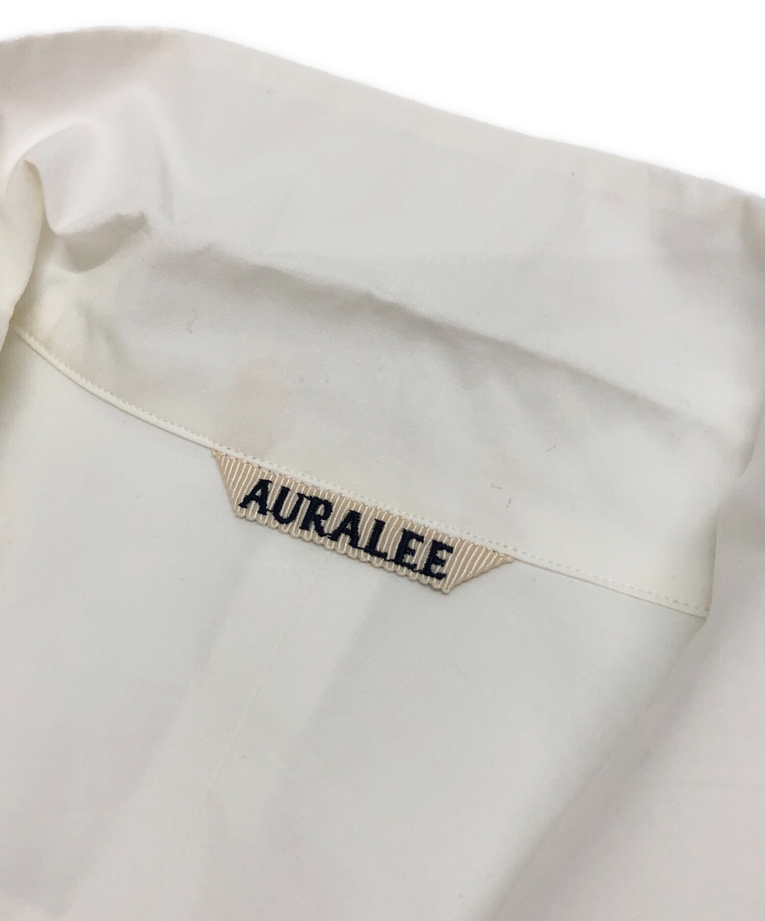 AURALEE (オーラリー) 半袖シャツ ホワイト サイズ:SIZE 3