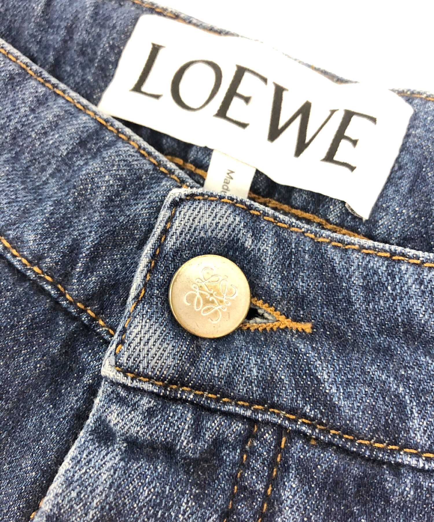 LOEWE (ロエベ) デニムパンツ インディゴ サイズ:SIZE 36