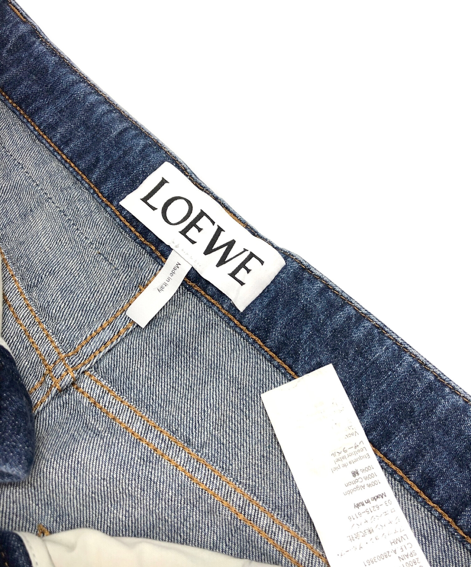 LOEWE (ロエベ) デニムパンツ インディゴ サイズ:SIZE 36