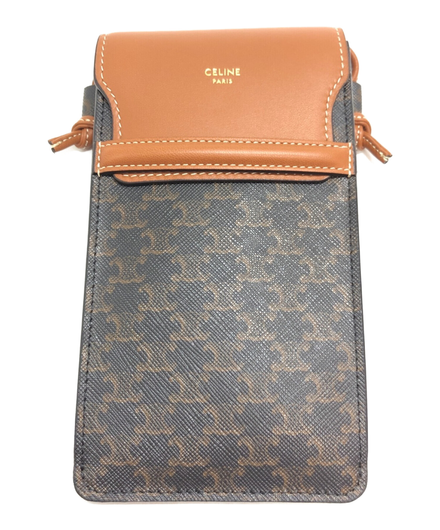 中古・古着通販】CELINE (セリーヌ) フラップ付トリオンフモバイル