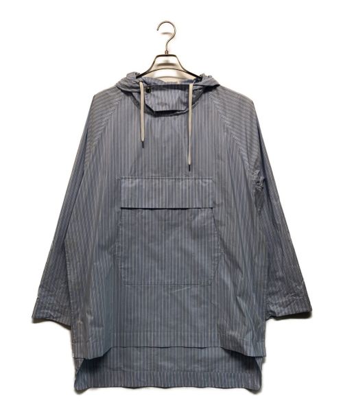 【中古・古着通販】PAUL SMITH (ポールスミス) エアリーストライプ アノラックパーカ ブルー×ホワイト サイズ:SIZE  XL｜ブランド・古着通販 トレファク公式【TREFAC FASHION】スマホサイト