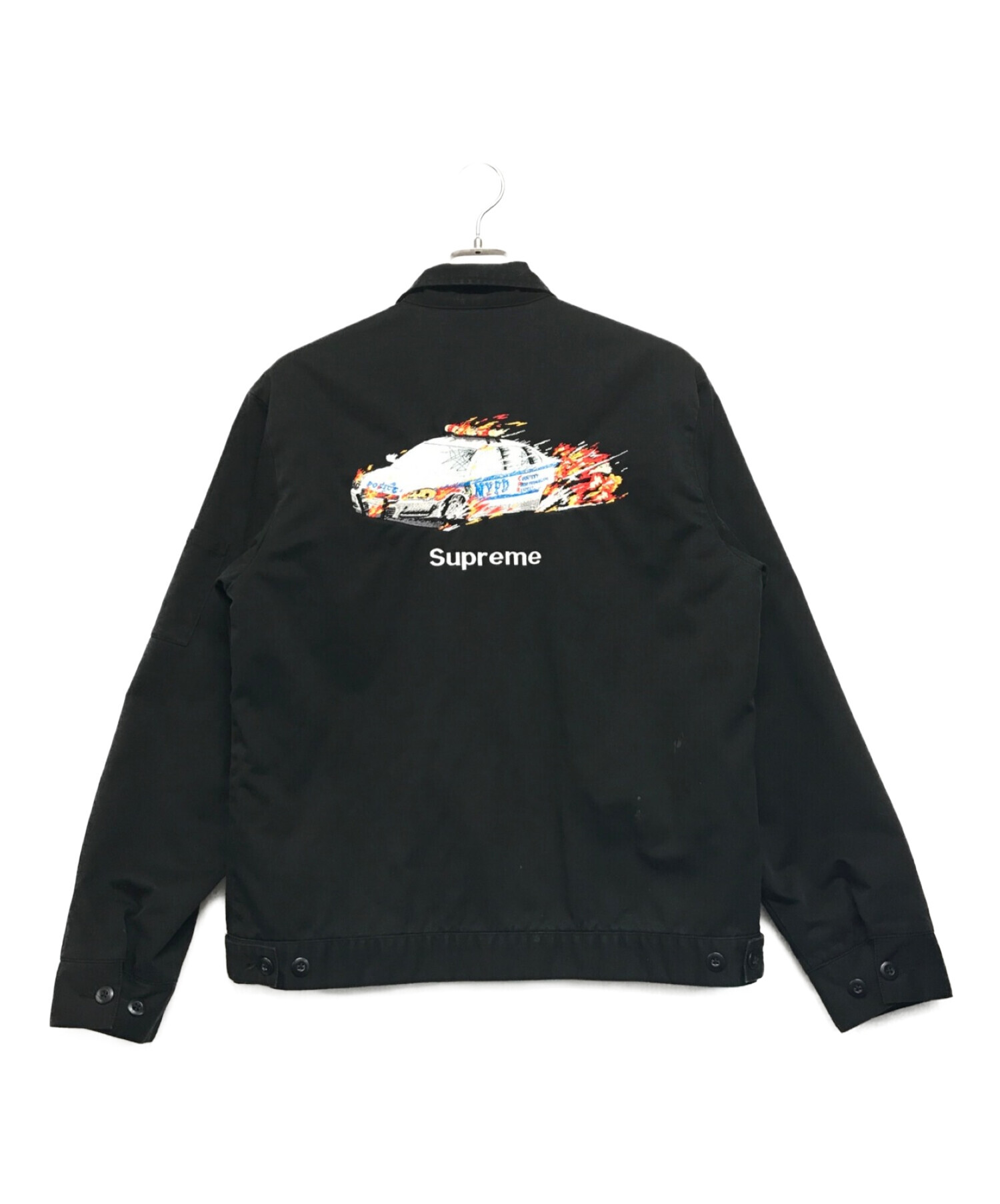 SUPREME (シュプリーム) Cop Car Embroidered Work Jacket ブラック サイズ:SIZE M