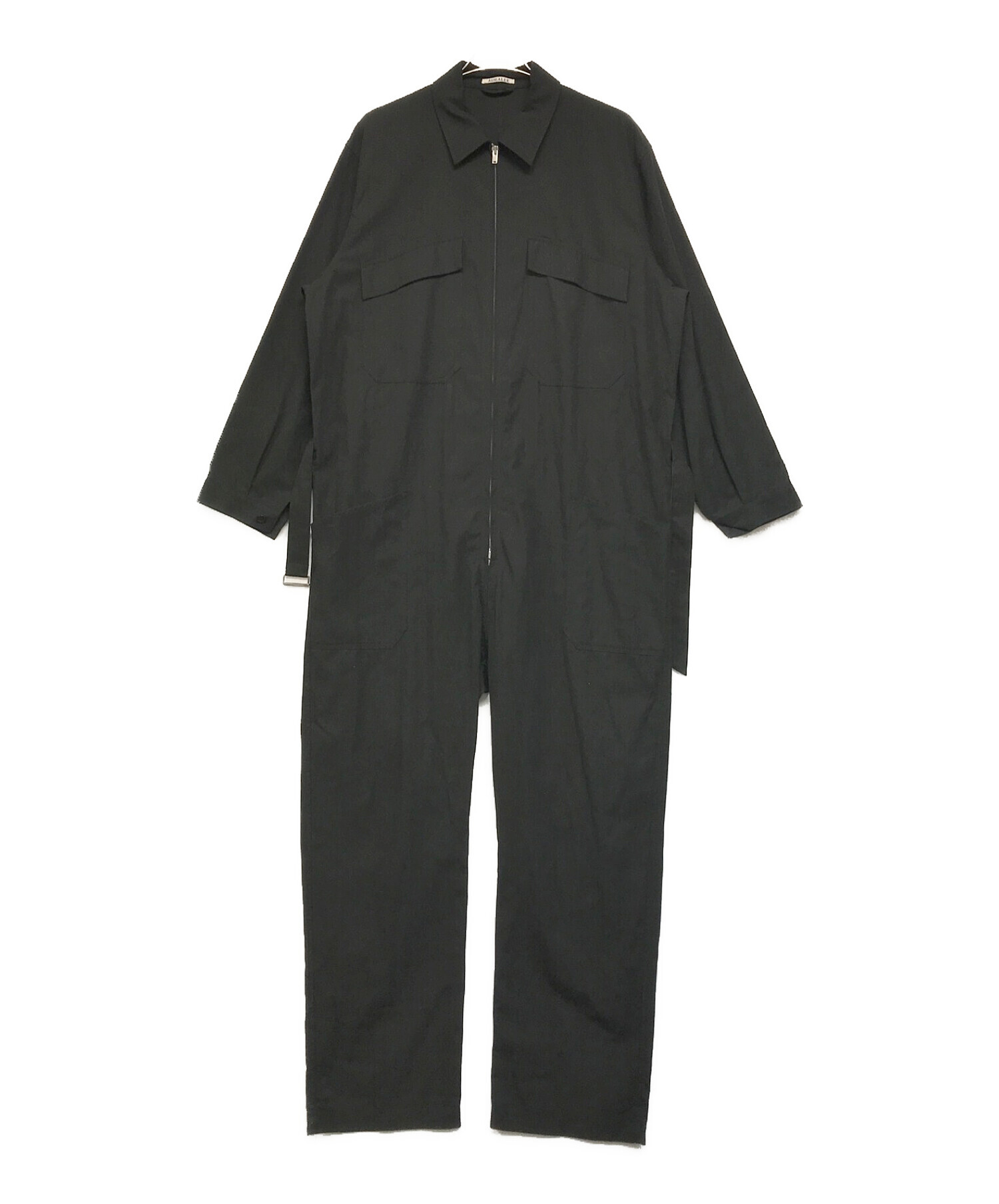 AURALEE (オーラリー) FINX HARD TWIST GABARDINE JUMPSUIT ブラック サイズ:SIZE 3