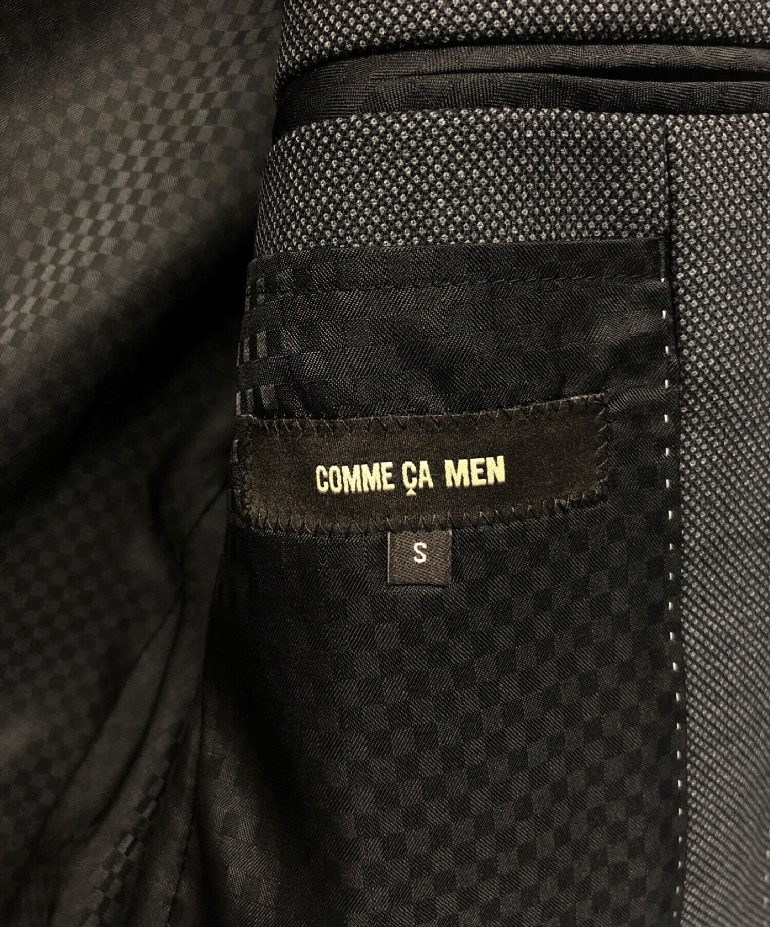 中古・古着通販】COMME CA MEN (コムサ・メン) バーズアイ S2Bスーツ