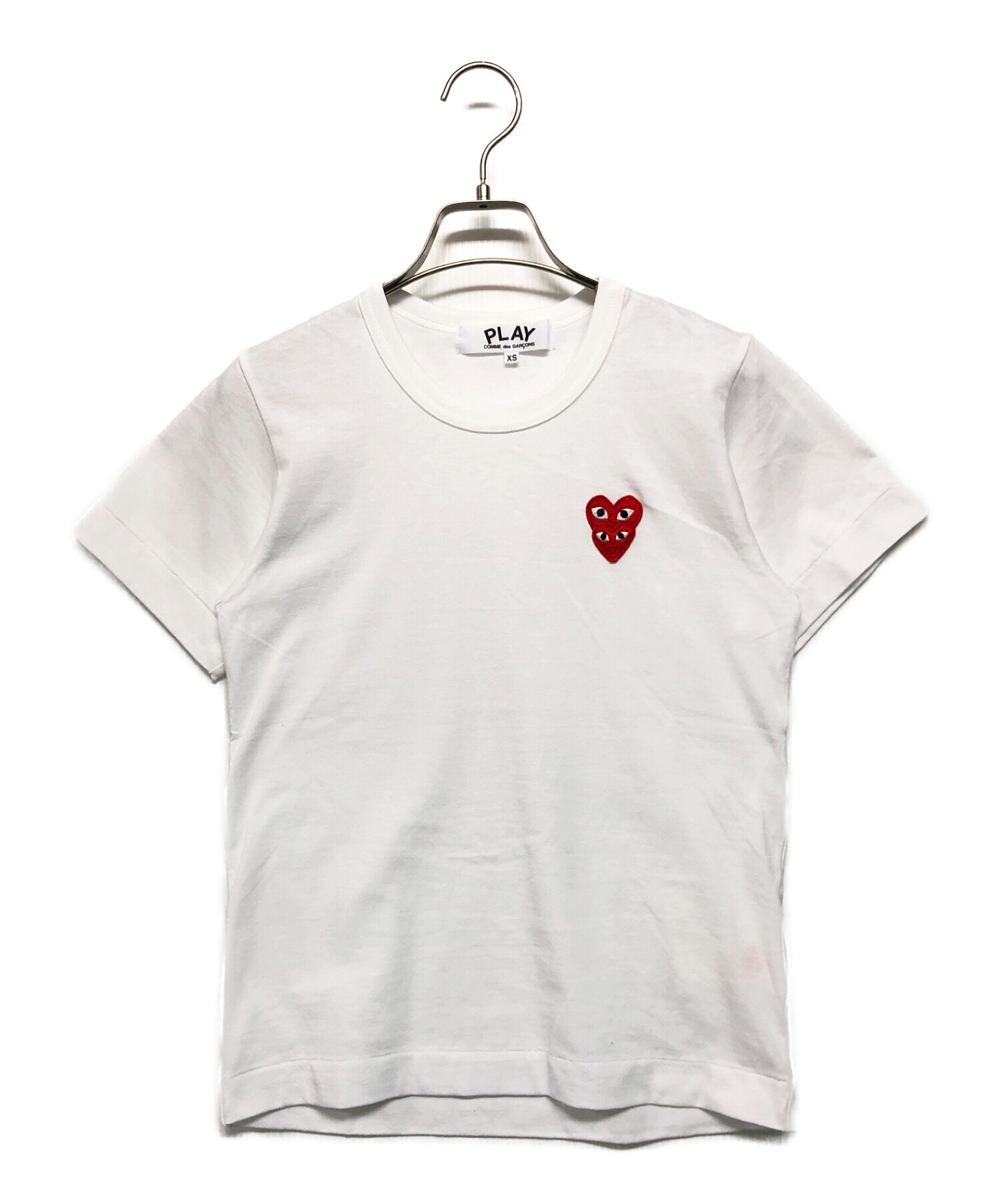 COMME des GARCONS (コムデギャルソン) Tシャツ ホワイト サイズ:SIZE XS