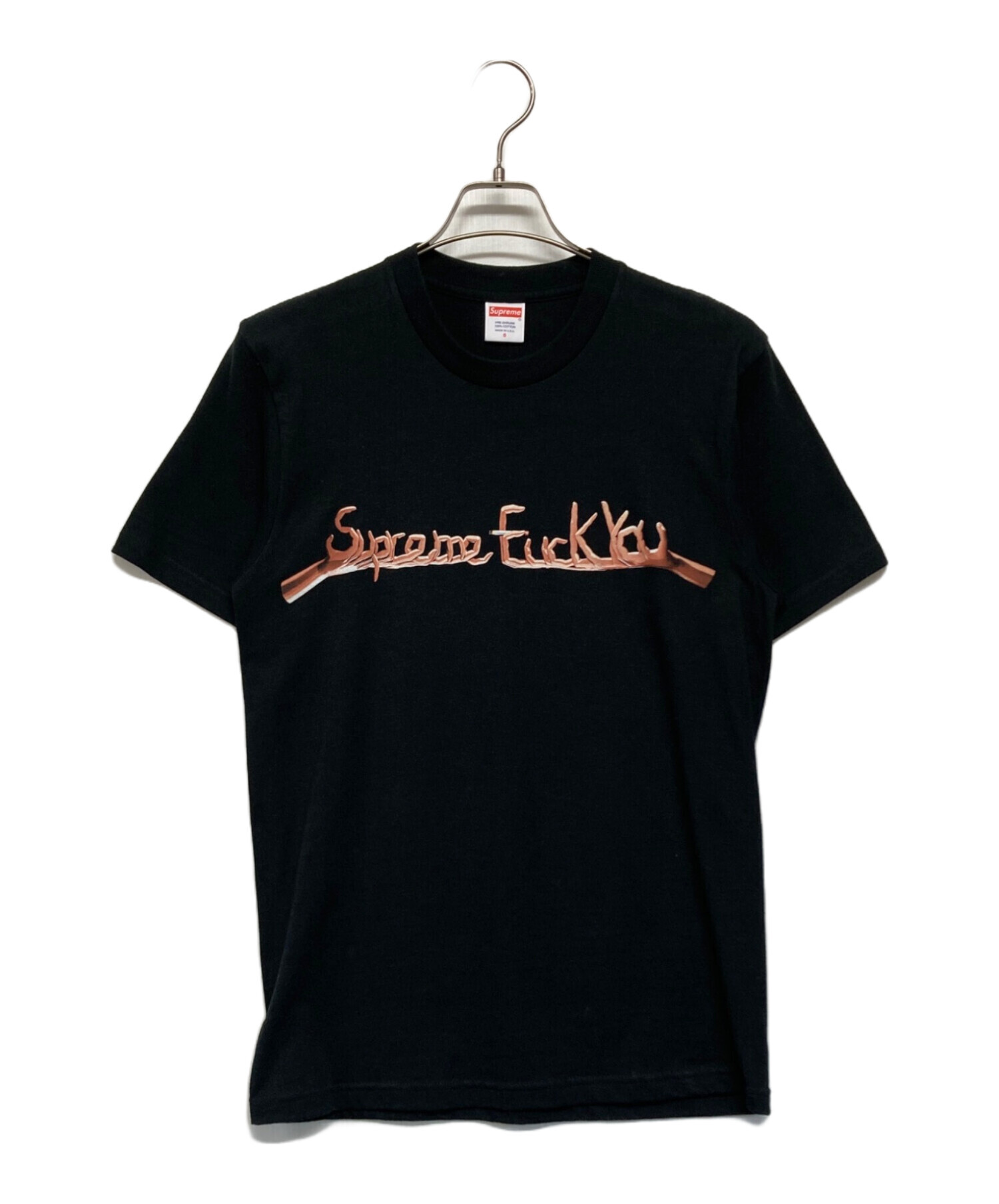 中古・古着通販】SUPREME (シュプリーム) Fuck You Tee ブラック サイズ:SIZE S｜ブランド・古着通販  トレファク公式【TREFAC FASHION】スマホサイト