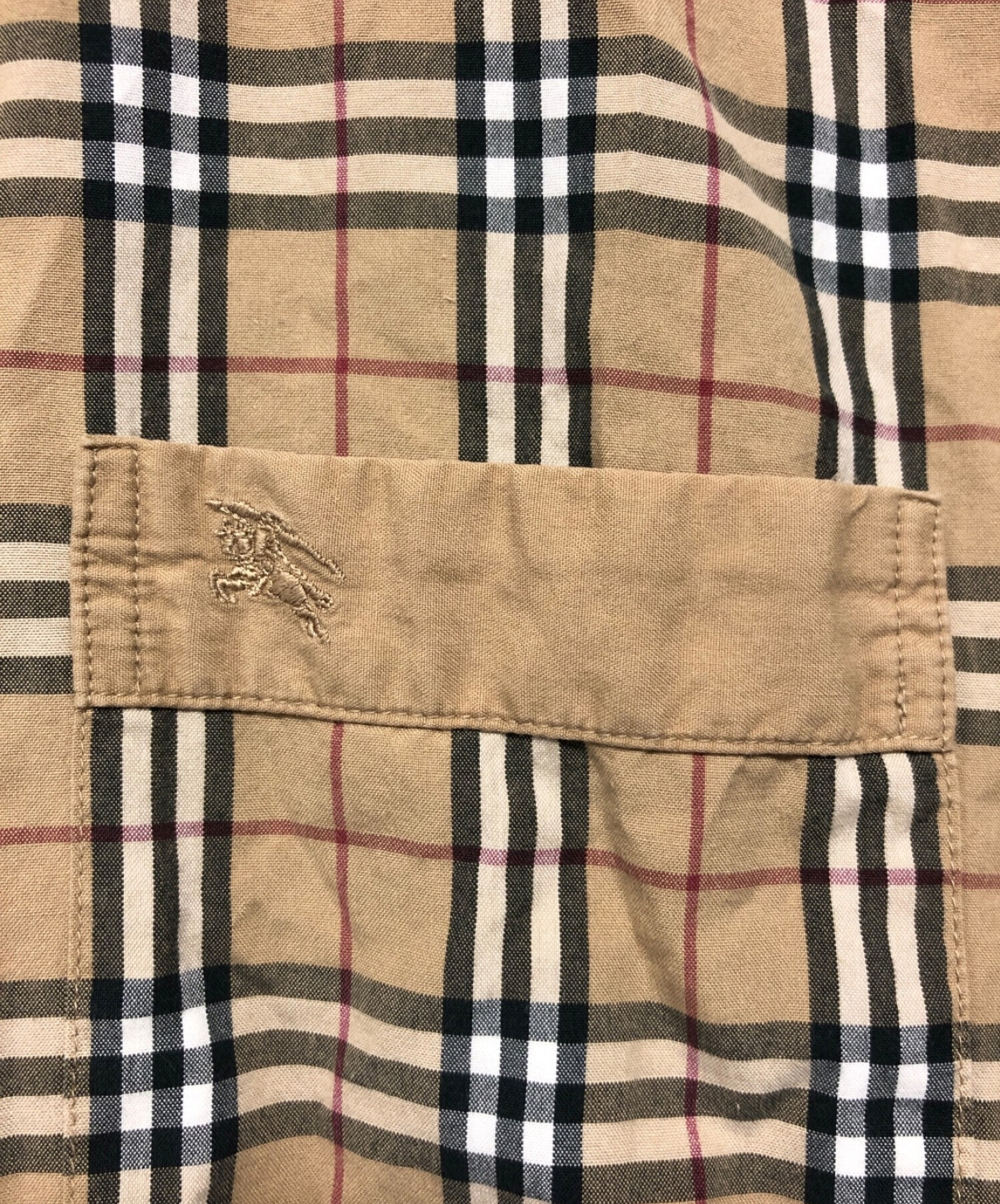 BURBERRY LONDON (バーバリー ロンドン) 【OLD】ノバチェックシャツ ベージュ サイズ:SIZE L