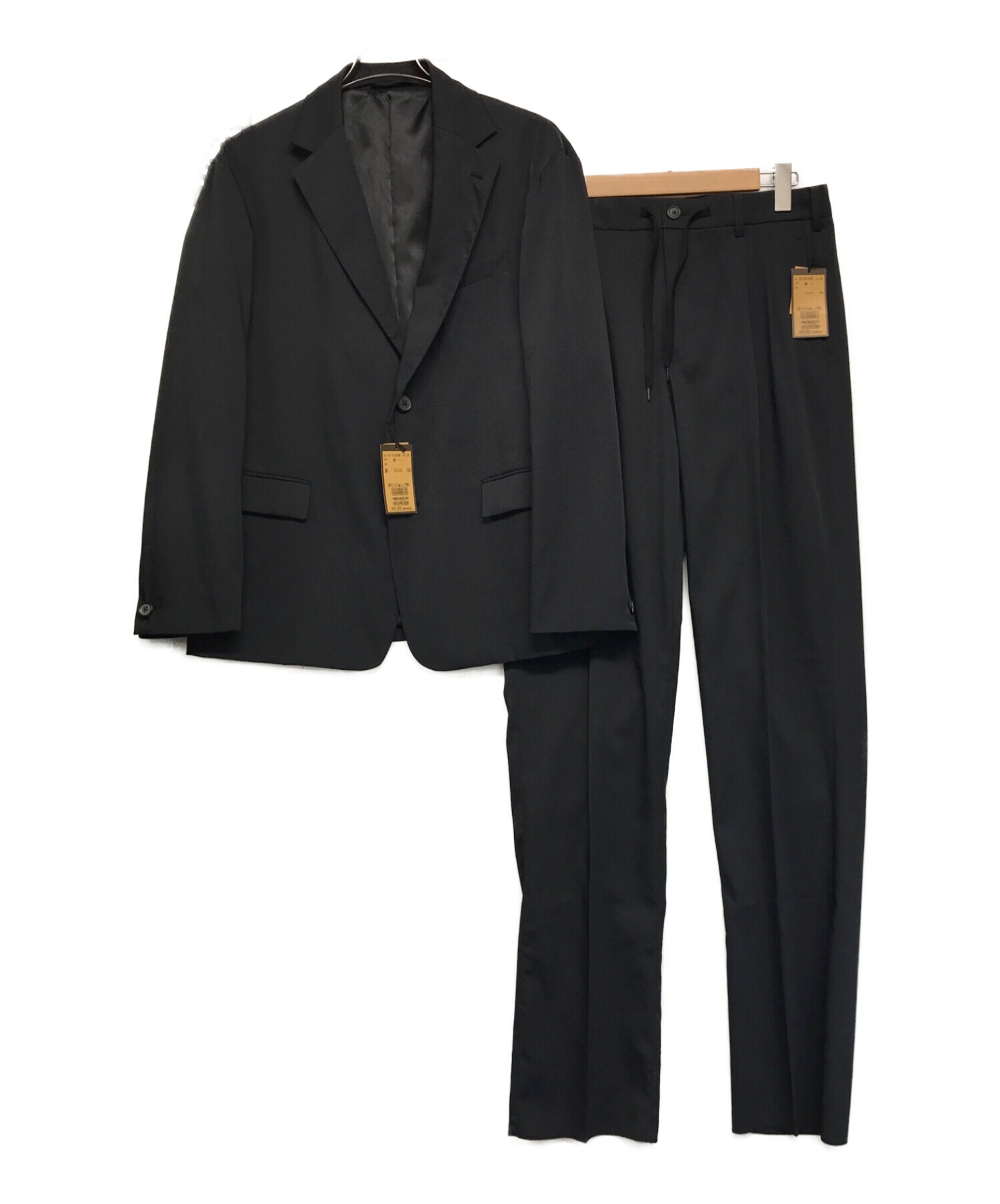 人気定番格安】 新品 コムサメン スーツ ブラック M PJ1fU