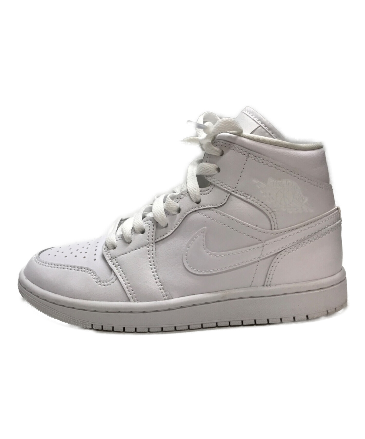 中古・古着通販】NIKE (ナイキ) WMNS Air Jordan 1 Mid Triple White