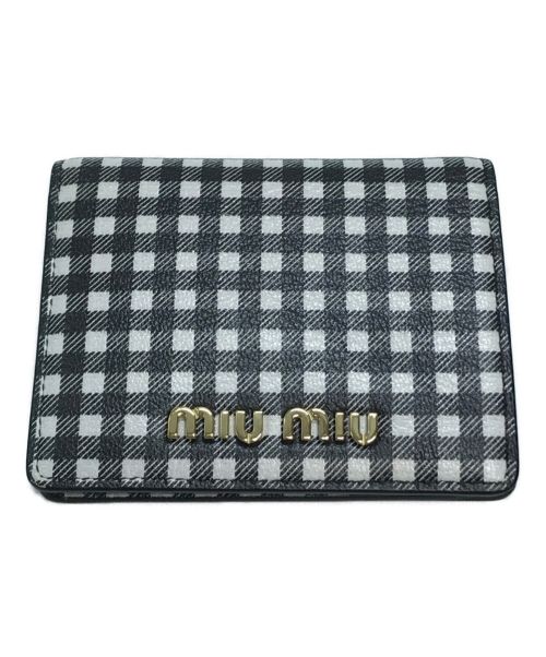 【中古・古着通販】MIU MIU (ミュウミュウ) ギンガムチェックミニ