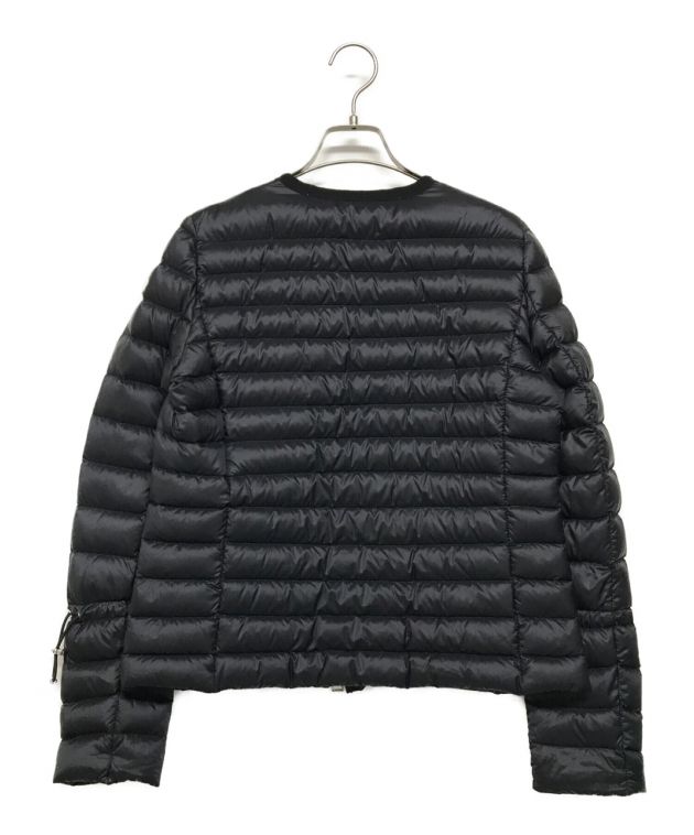 中古・古着通販】MONCLER (モンクレール) ノーカラーダウンジャケット ブラック サイズ:SIZE 0｜ブランド・古着通販  トレファク公式【TREFAC FASHION】スマホサイト