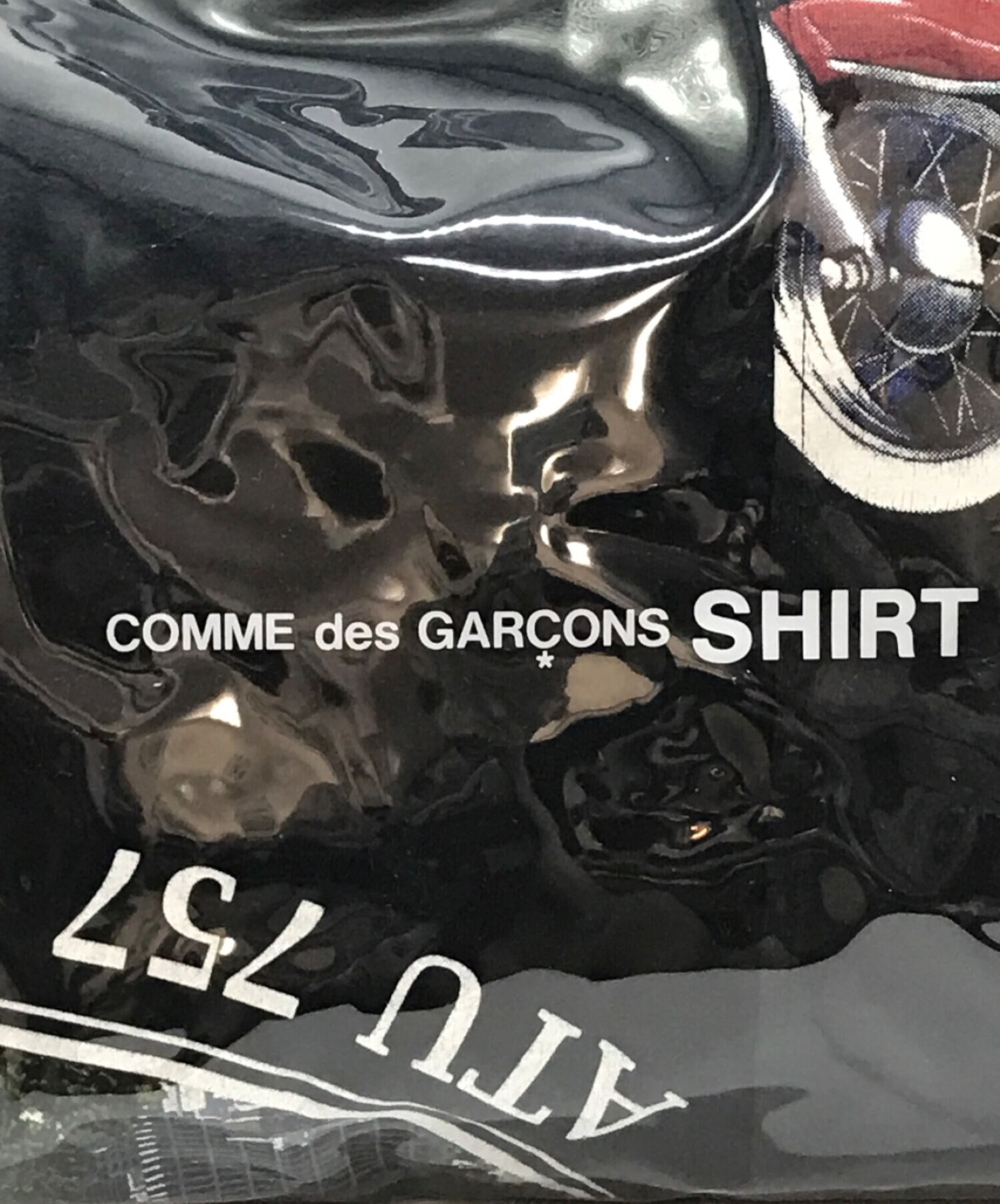 COMME des GARCONS SHIRT (コムデギャルソンシャツ) PVC2WAYバッグ ブラック