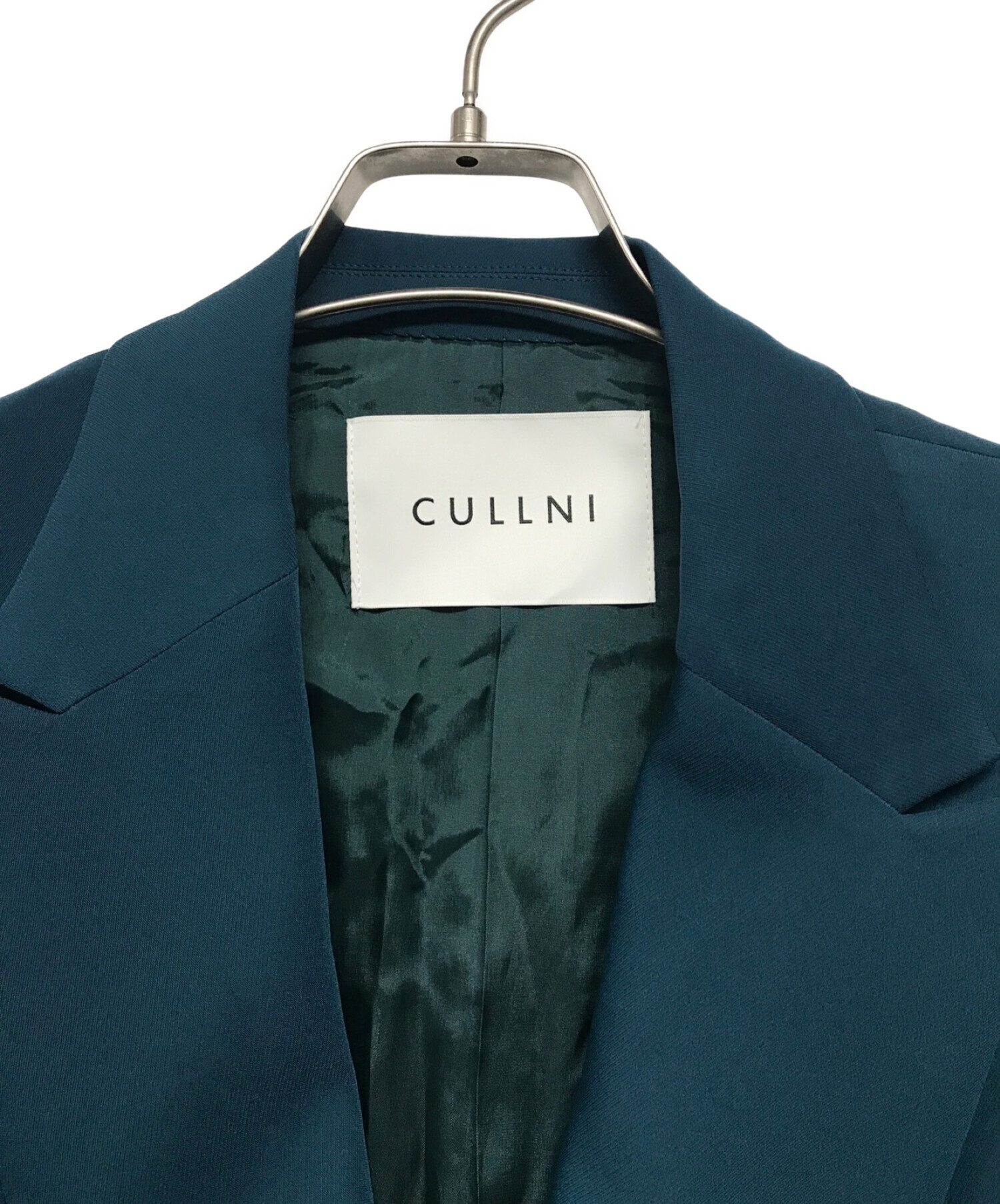 中古・古着通販】CULLNI (クルニ) ダブルジャケット グリーン サイズ:2