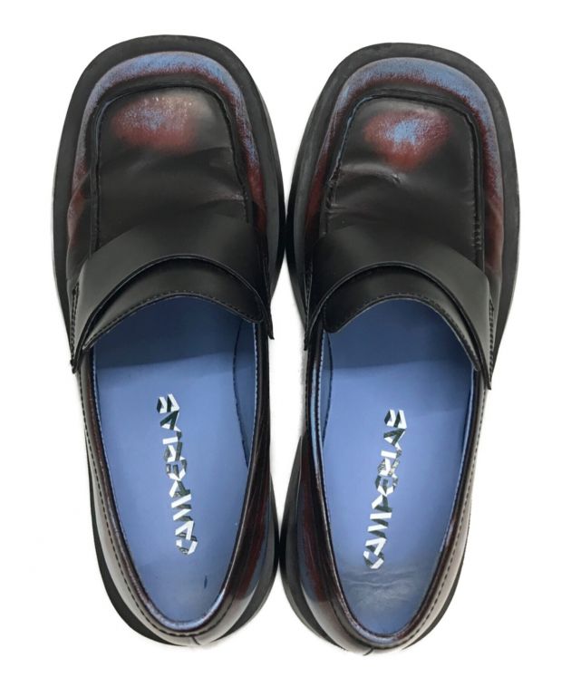 中古・古着通販】CAMPER LAB (カンペールラボ) スクエアトゥ ローファー ブラック サイズ:SIZE 42｜ブランド・古着通販  トレファク公式【TREFAC FASHION】スマホサイト